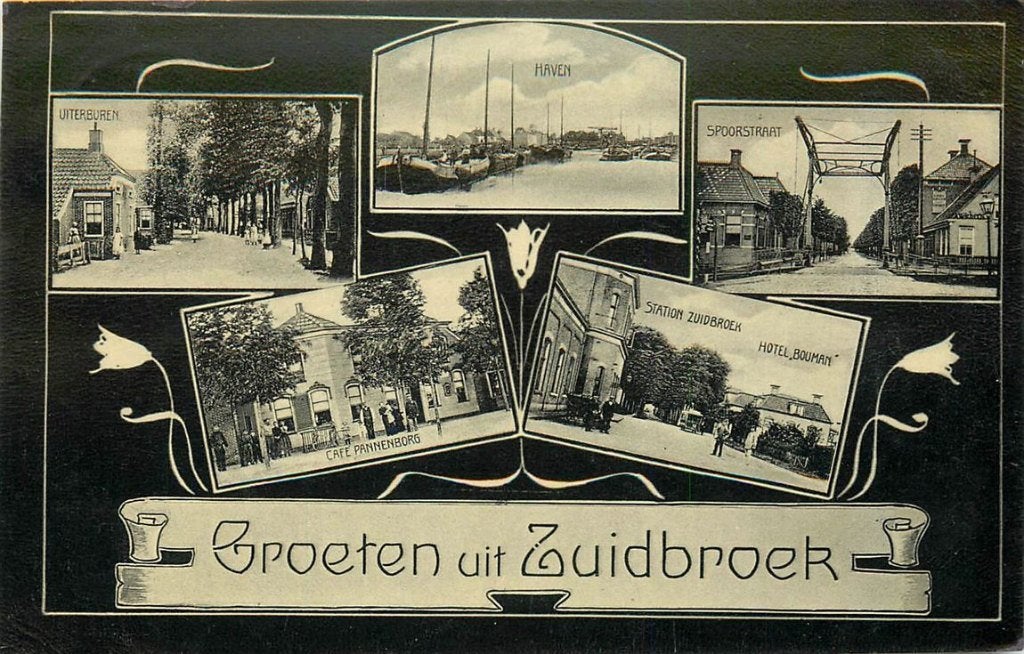 701-185-005 Zuidbroek, Verzenden, Voor 1920, Groningen