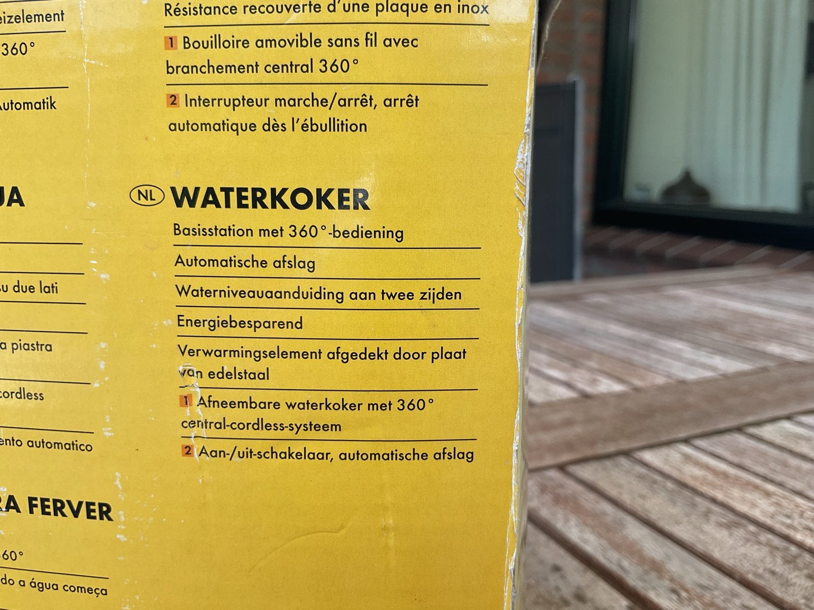 Bifinett Waterkoker 1000W - Ideaal voor op de camping, Witgoed en Apparatuur, Waterkokers, 1 tot 2 liter, Ophalen, Nieuw, Draadloos