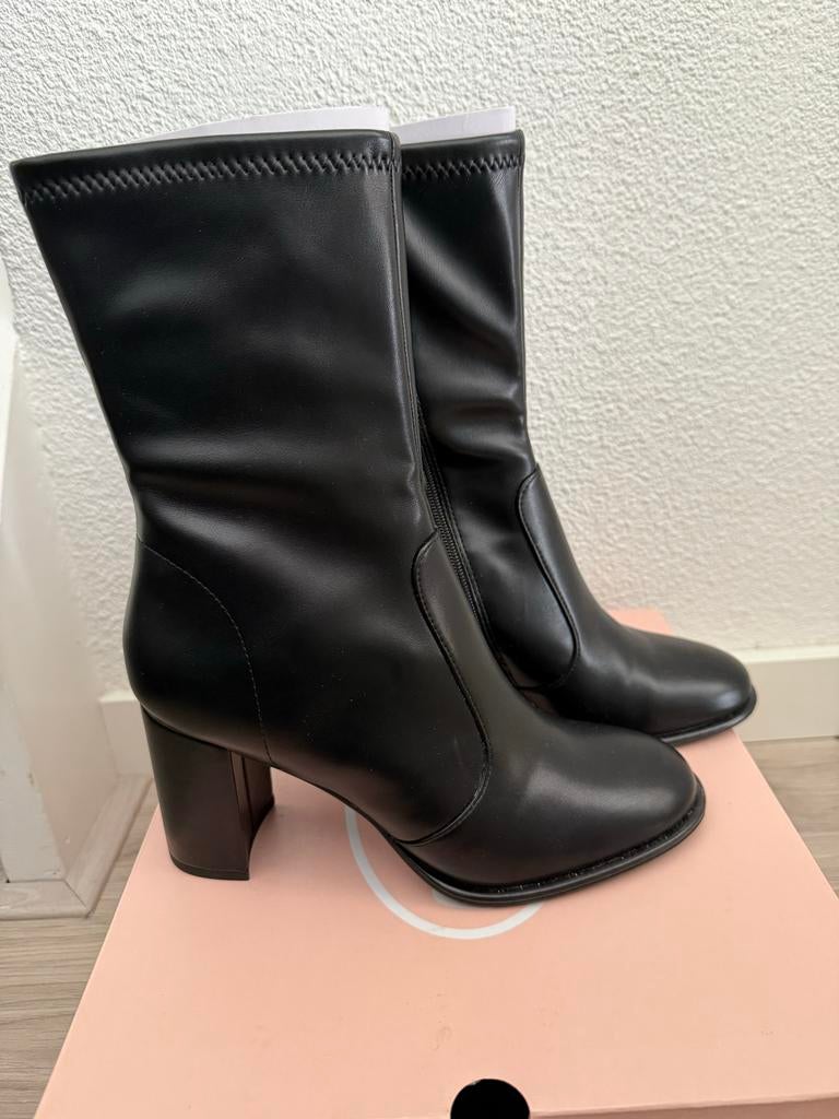 Nieuwe zwarte laarzen maat 39, Kleding | Dames, Schoenen, Zwart, Lage of Enkellaarzen, Nieuw, Ophalen of Verzenden