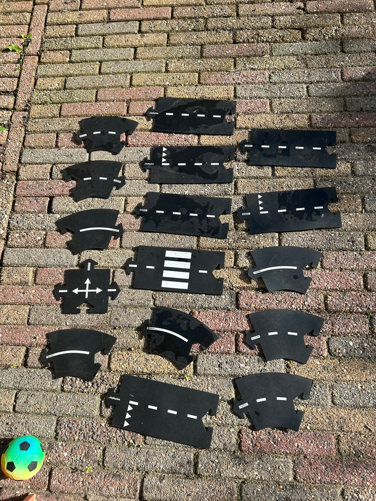 Waytoplay wegdelen 16 stuks, Ophalen of Verzenden, Zo goed als nieuw