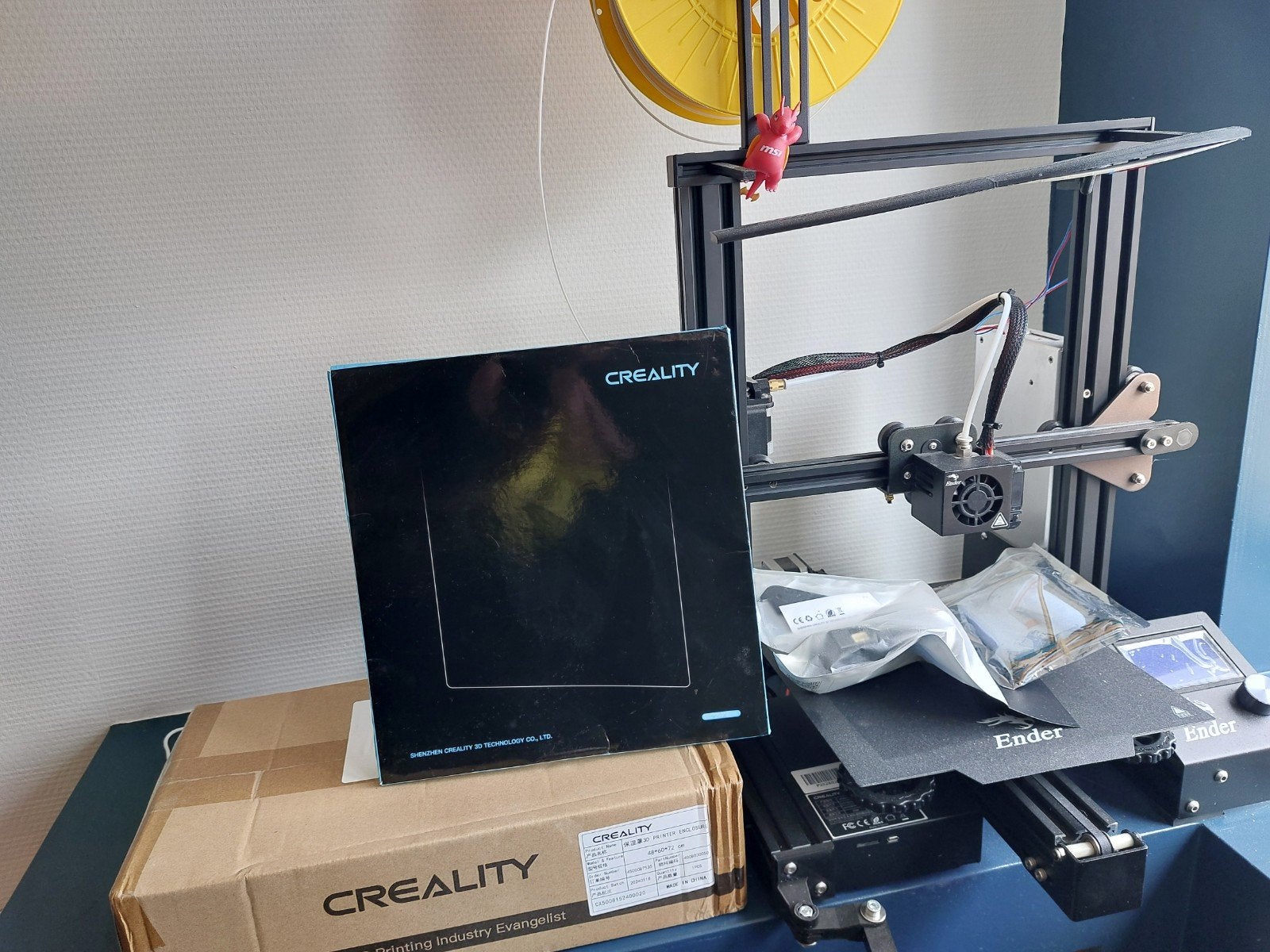Ender 3 Pro met extra's, Computers en Software, 3D Printers, Ophalen, Creality Ender 3 Pro, Zo goed als nieuw, Filament