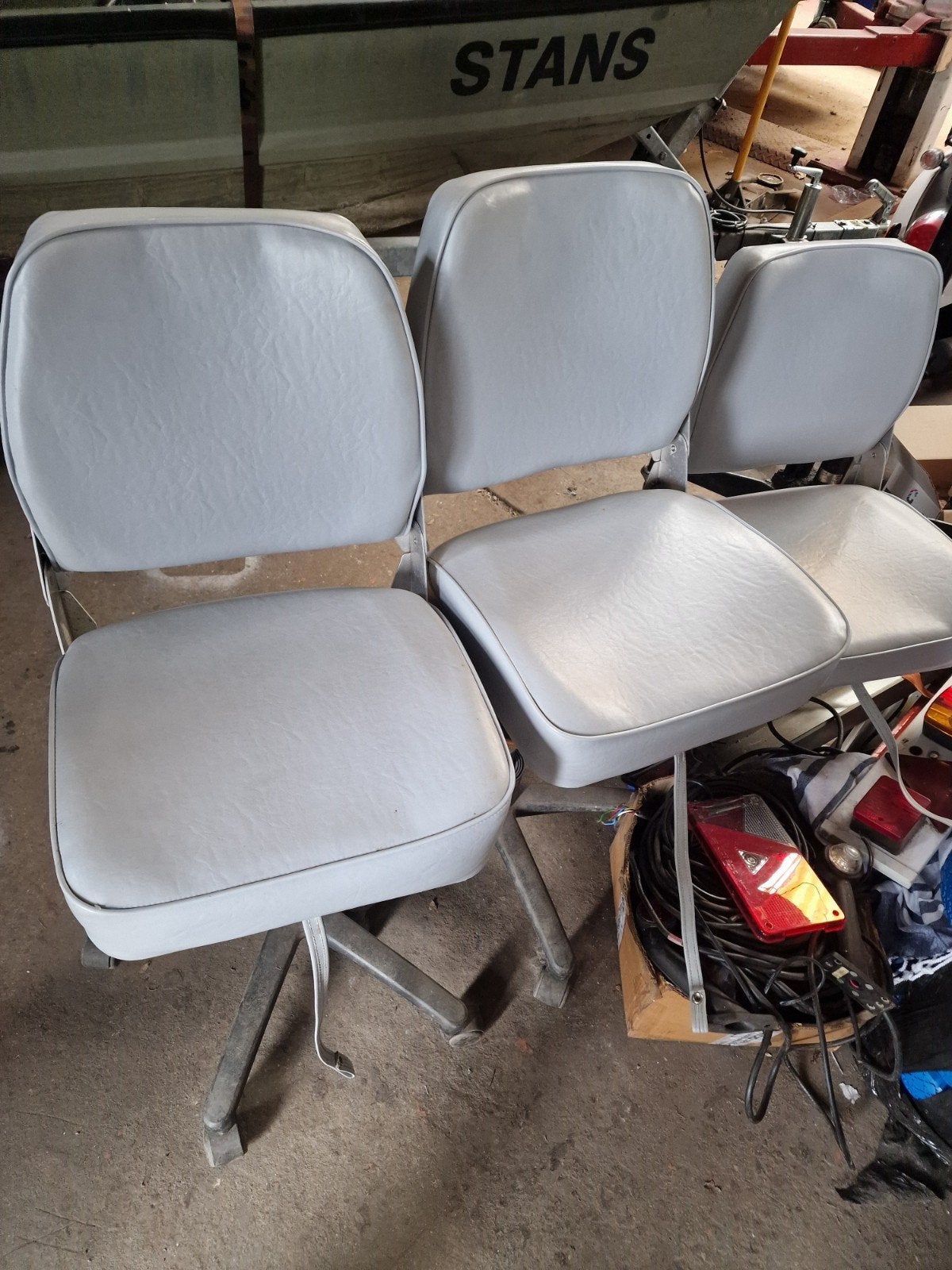 tekoop boot stoelen rvs anker omvormer, Watersport en Boten, Ophalen of Verzenden