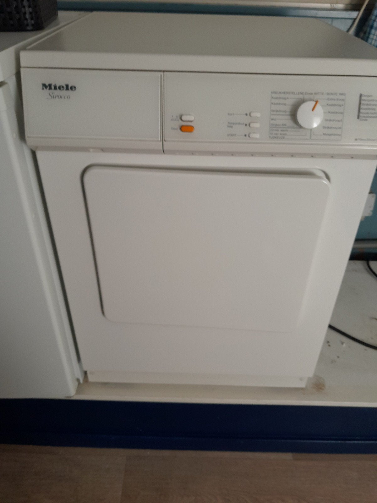 Droger miele, Witgoed en Apparatuur, Wasdrogers, Ophalen, Luchtafvoer, 85 tot 90 cm