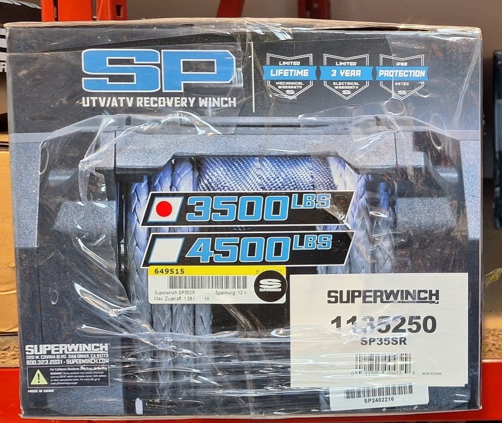 Superwinch lier SP35 met liertouw 12V, Ophalen of Verzenden, Nieuw, Elektrisch