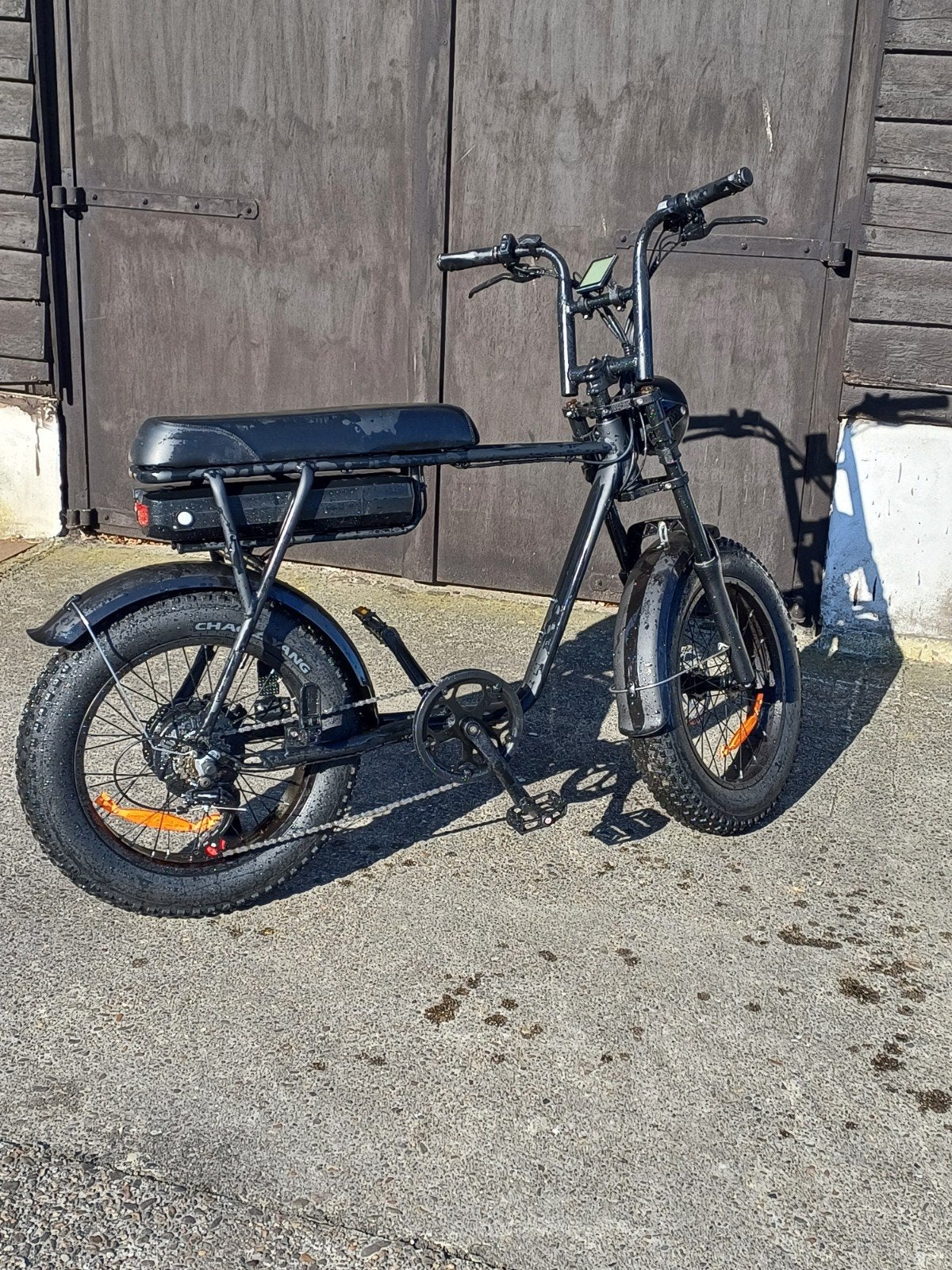 Fatbike E-bike - Zwart eb2, Zo goed als nieuw, Minder dan 47 cm, 50 km per accu of meer, Ophalen