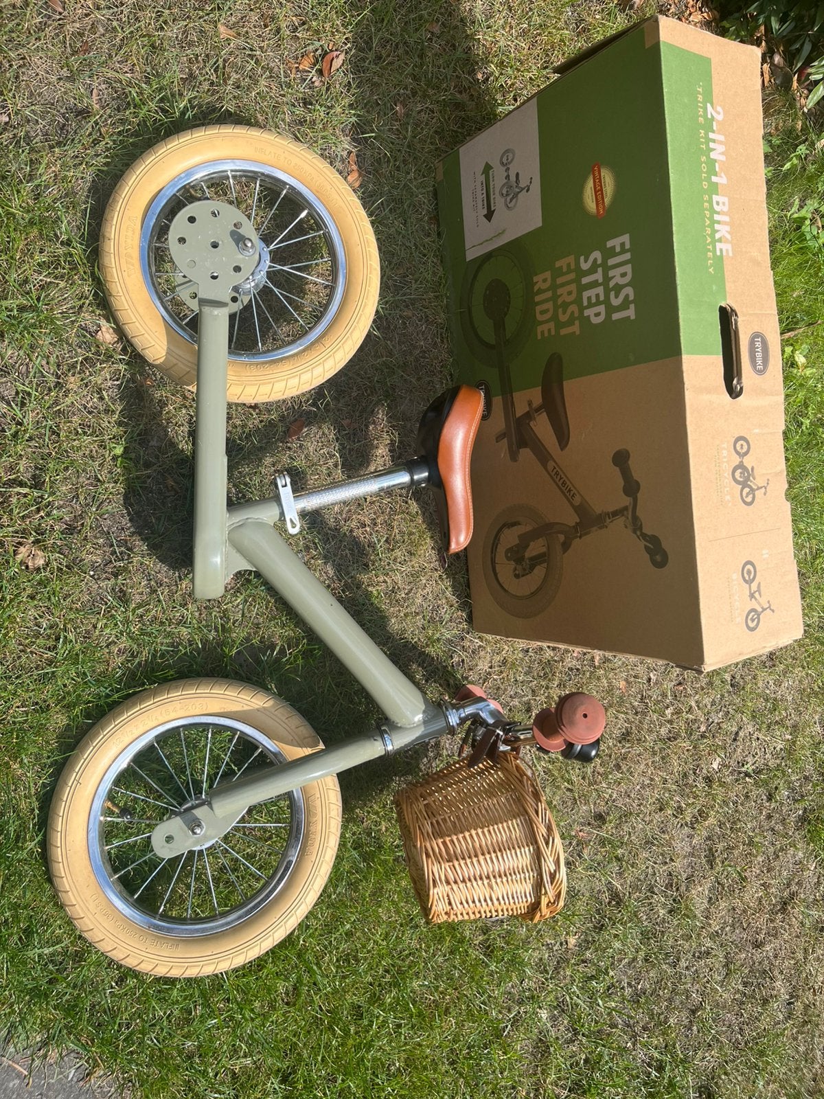 Trybike - loopfiets 2 in 1 - met extra wiel set, Ophalen, Zo goed als nieuw, Minder dan 16 inch