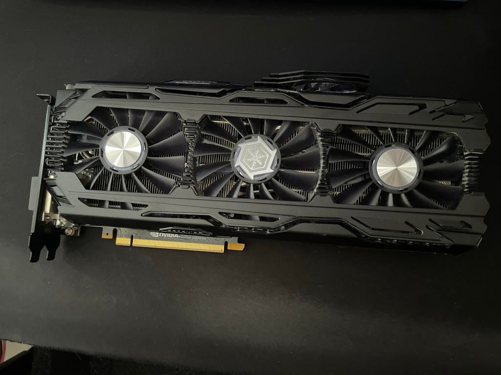 Nvidia INNO3D iChiLL Geforce GTX 1080 TI - 11GB VRAM, Computers en Software, Videokaarten, PCI-Express 3, Gebruikt, Ophalen of Verzenden