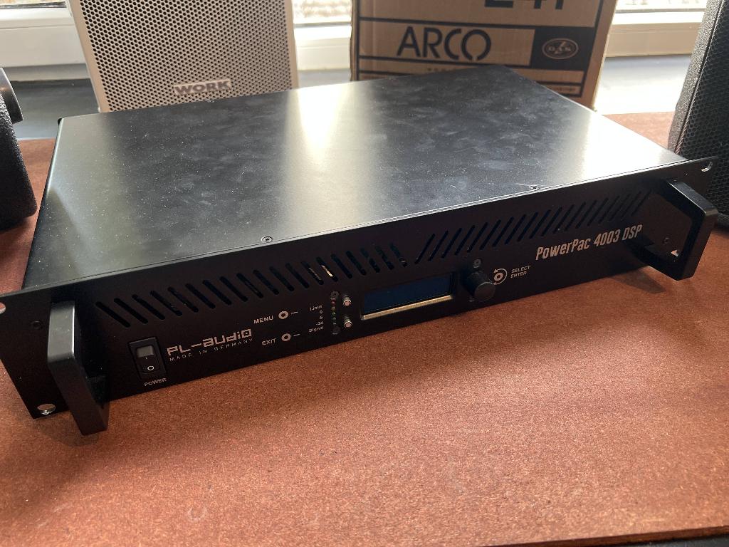 PL-Audio Powerpac 4003 DSP Versterker, Ophalen of Verzenden, Zo goed als nieuw, Audio