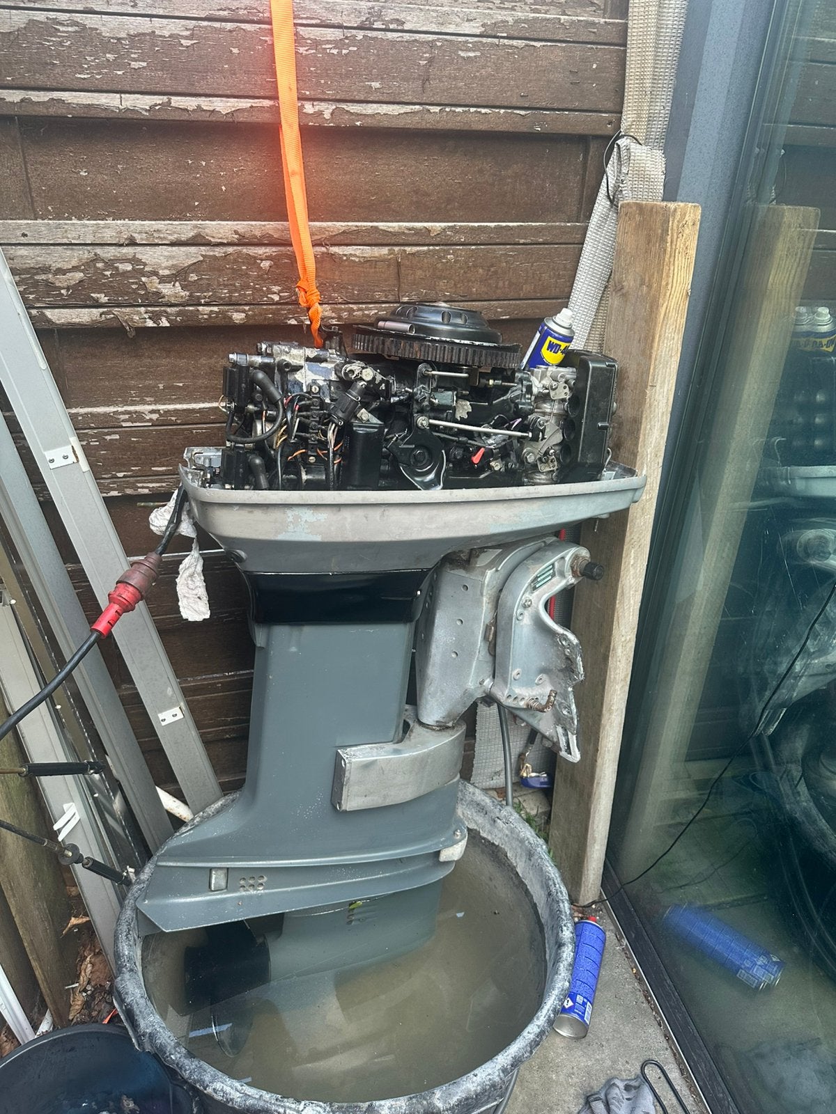 Evinrude 40 PK VRO 2-takt buitenboordmotor, Ophalen, Gebruikt, Elektrische start, 30 pk of meer