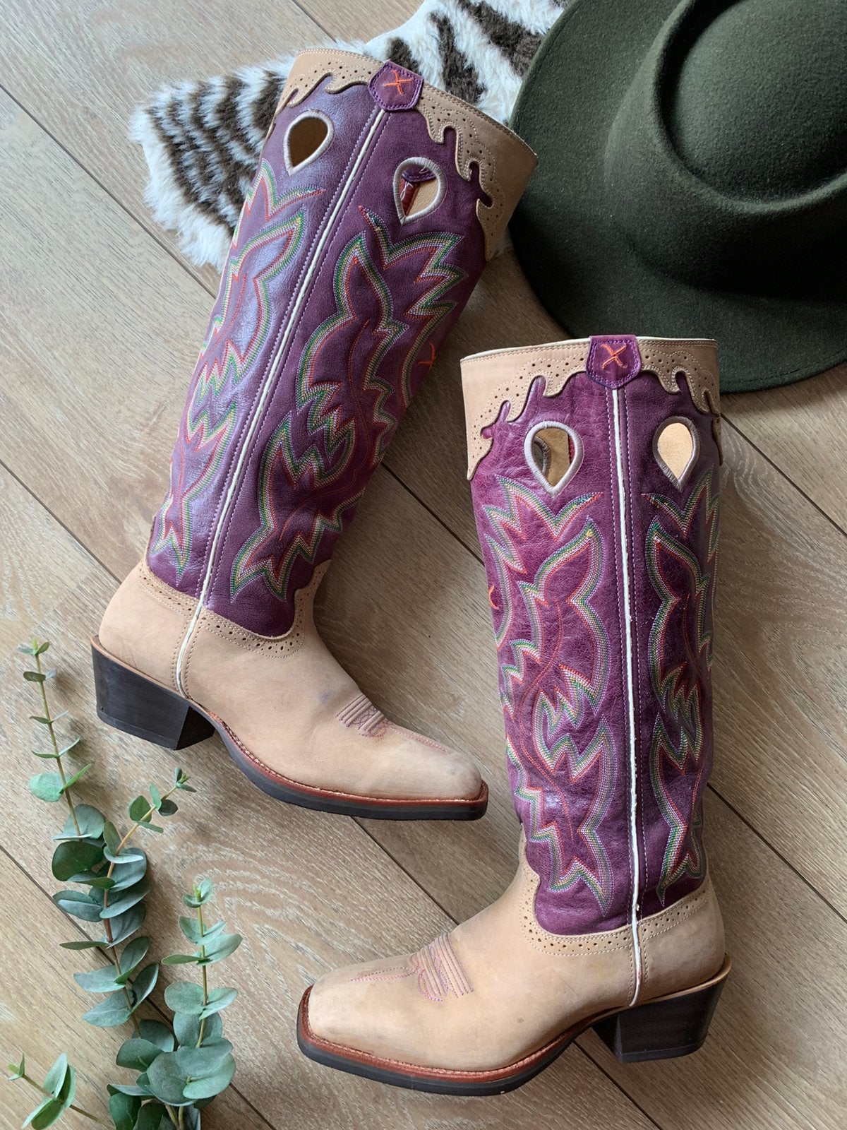 Twisted X hoge cowboylaarzen 43 square toe laarzen, Overige kleuren, -, -, Boots