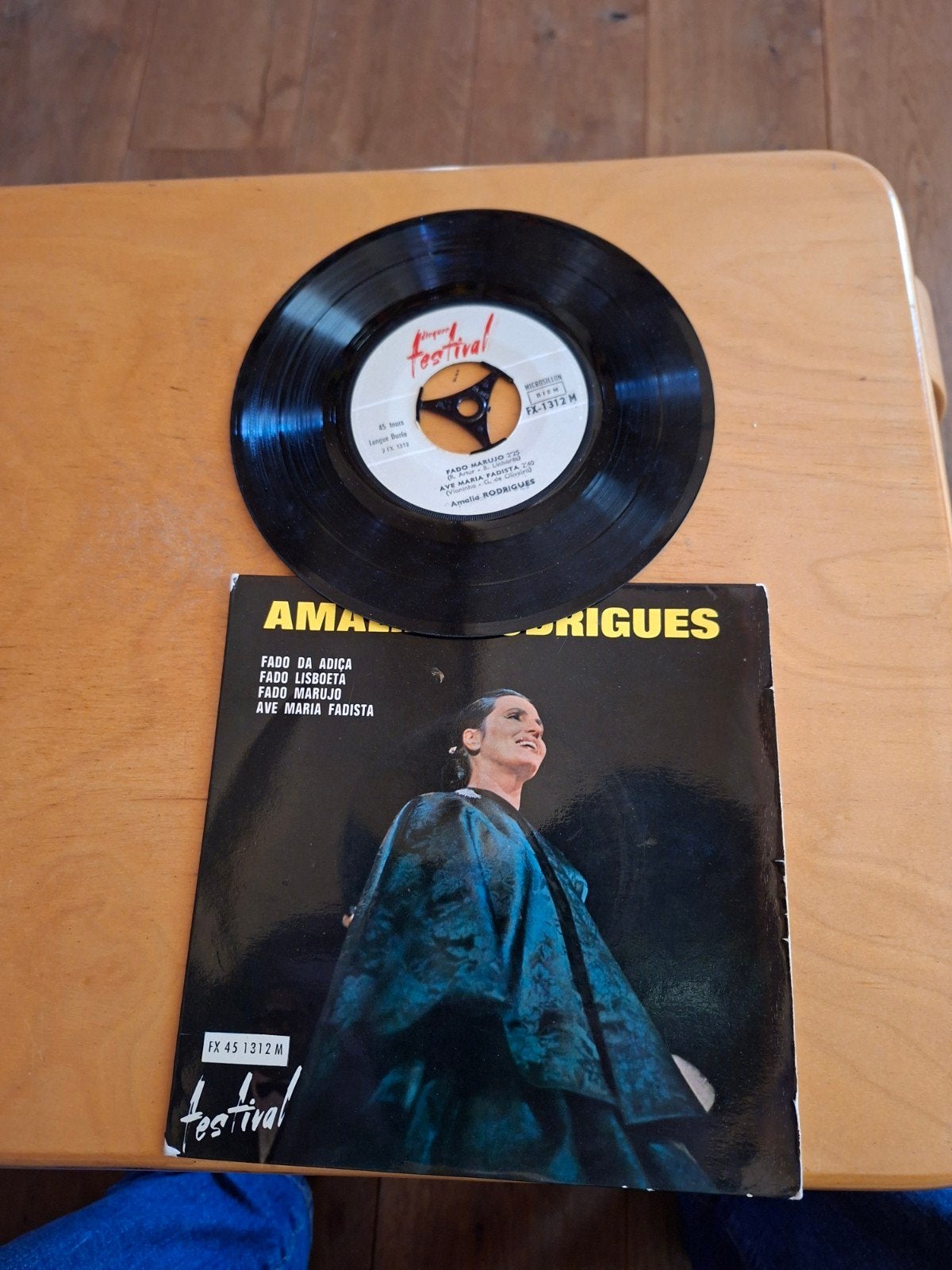 Amalia Rodrigues - Fado Da Adiça / Fado Lisboaeta (Vinyl EP), Gebruikt, 7 inch, EP, Volksmuziek