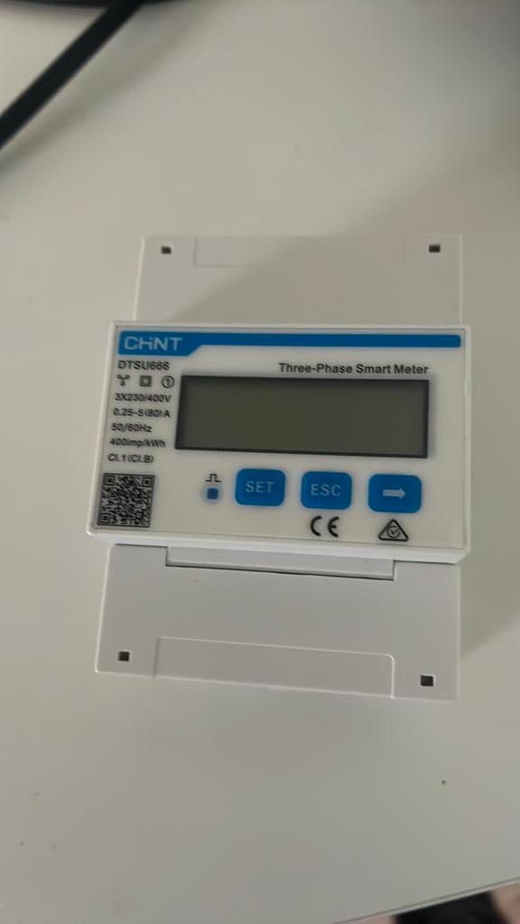 Growatt Smart Meter TPM-6CT-C-EU CHINT DTSU666 3fase meter, Ophalen of Verzenden, Zo goed als nieuw, Elektriciteit