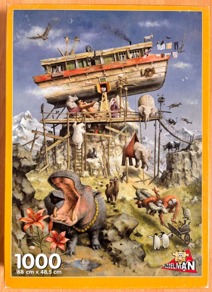 De Ark van Noach, Marius van Dokkum, Ophalen of Verzenden, 500 t/m 1500 stukjes, Zo goed als nieuw, Legpuzzel