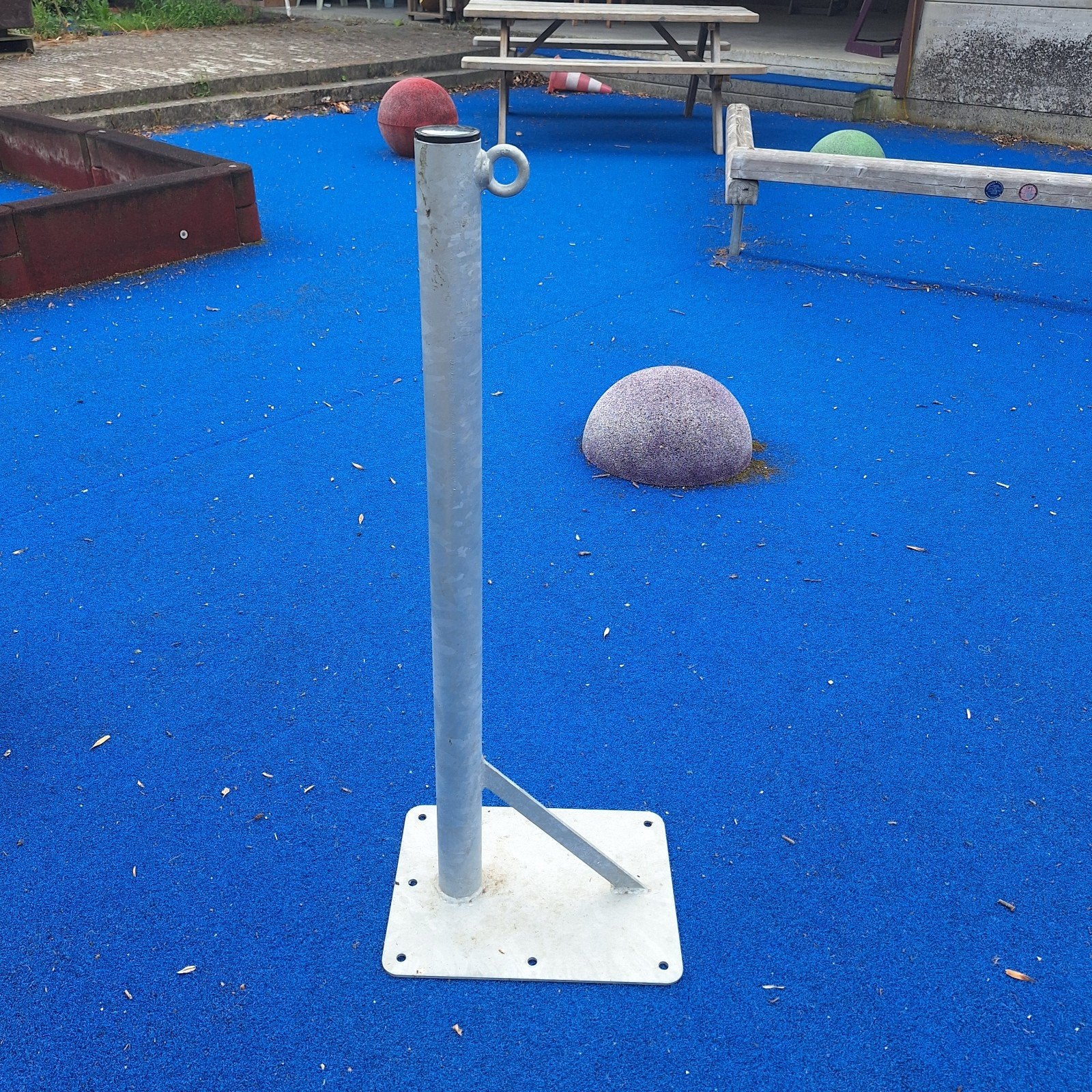 Gegalvaniseerde muurbeugel - Diameter 60mm, Lengte 100mm, Sport en Fitness, Ophalen, Zo goed als nieuw