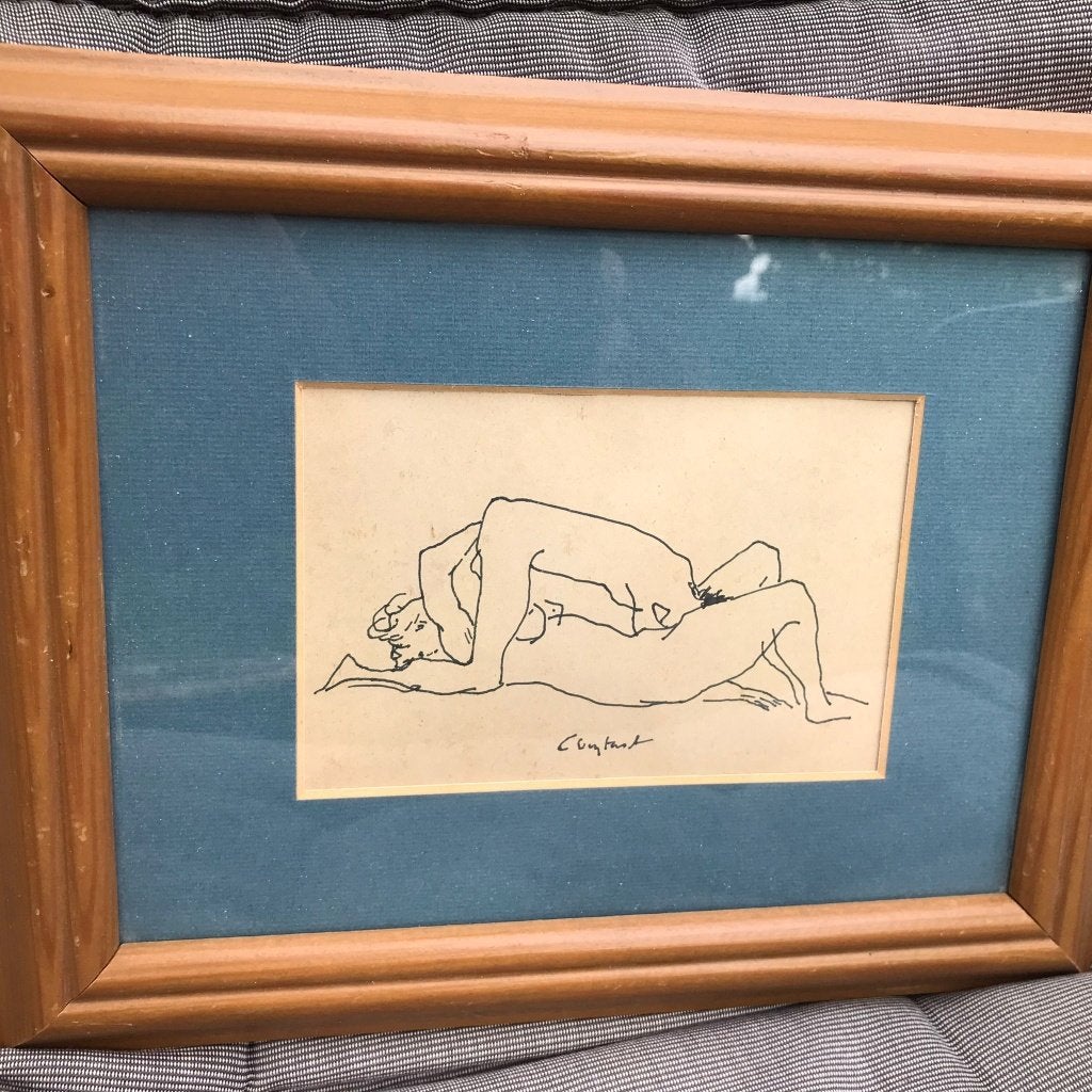 Constant Nieuwenhuijs  Cobra Groep  Erotische Tekening, Ophalen