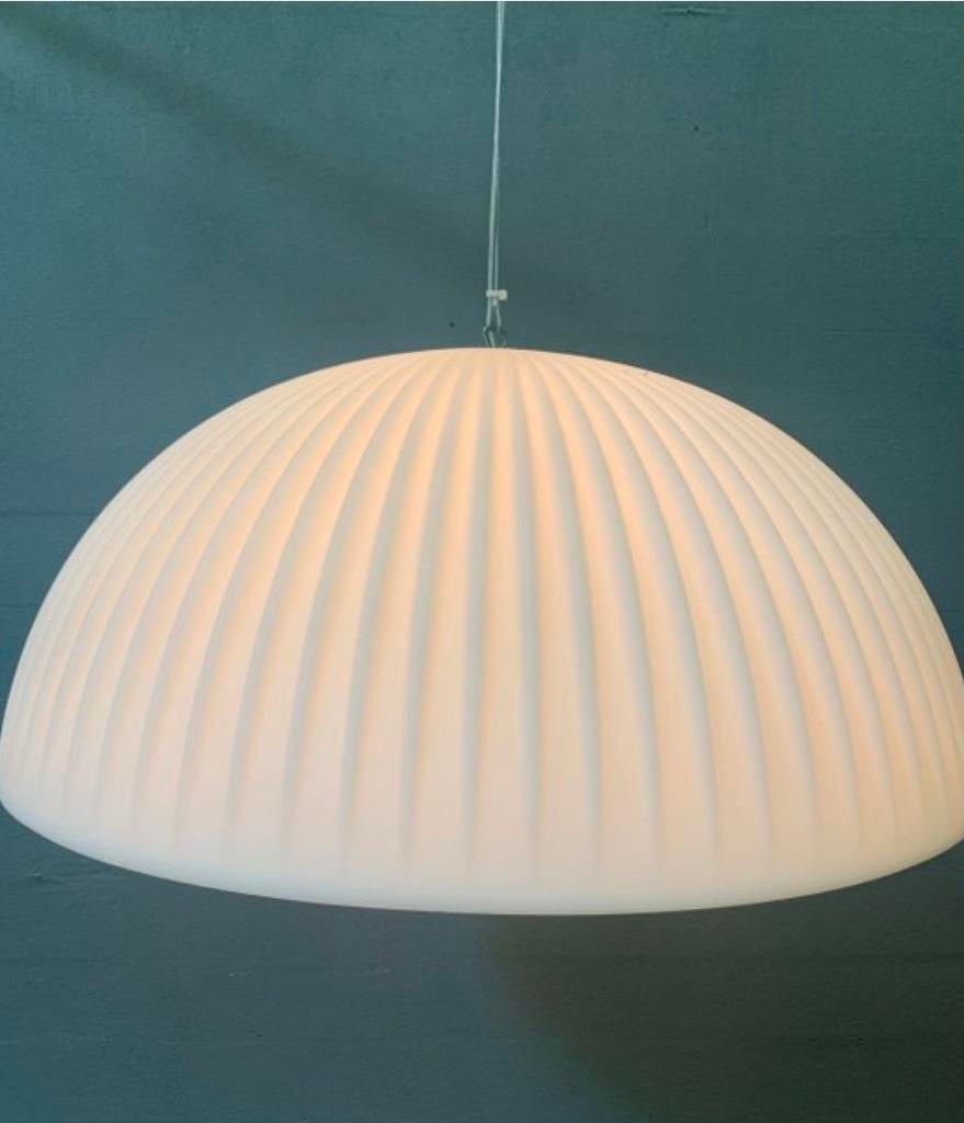 Rovedesign Kayradome Rib90 Hanglamp - Design, Huis en Inrichting, Lampen | Hanglampen, Ophalen, Kunststof, Gebruikt, 50 tot 75 cm