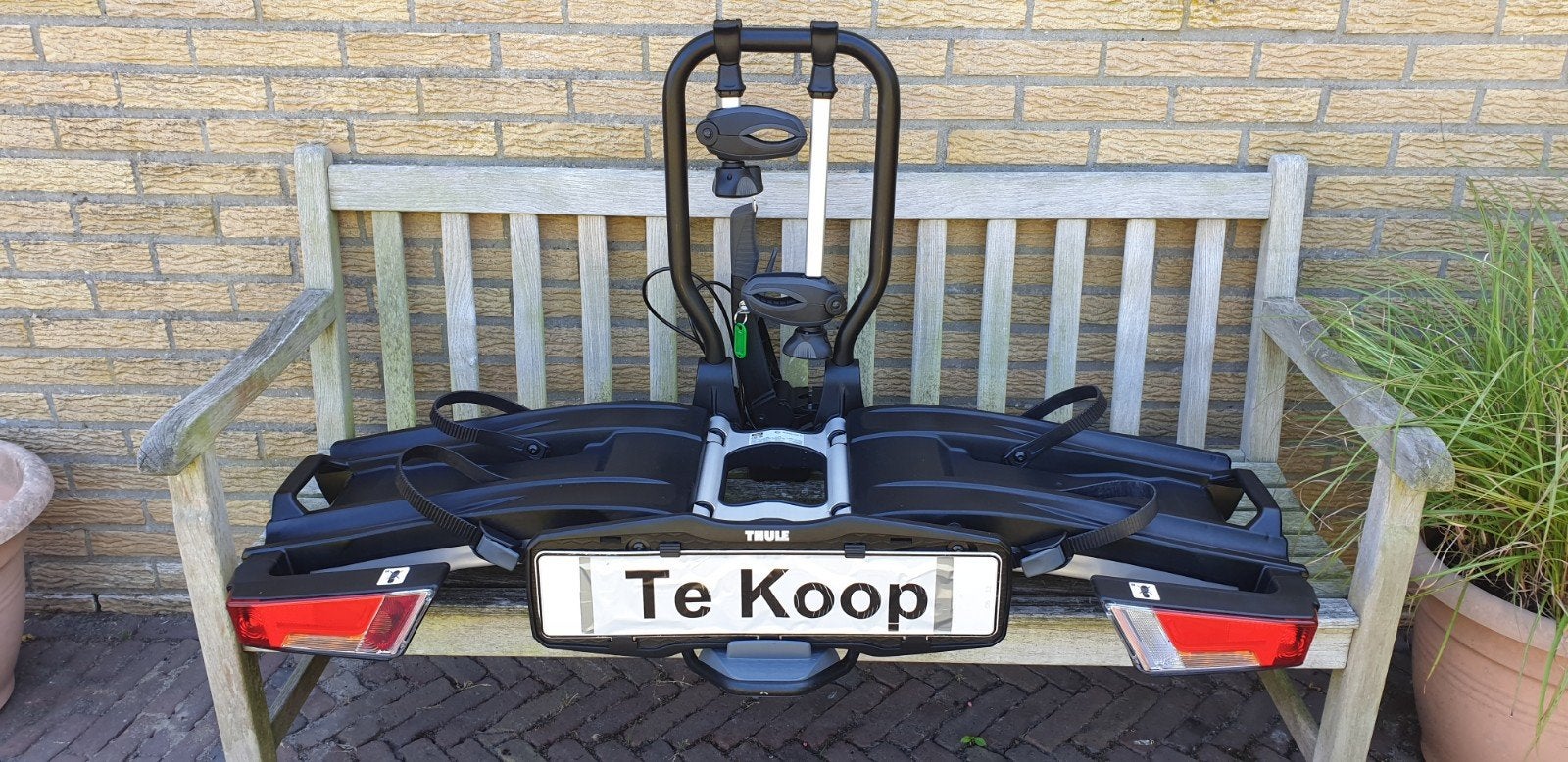 ZGAN : THULE XT  933 Fietsendrager voor 60 KG draaggewicht, Ophalen, Elektrische fiets, Zo goed als nieuw, 2 fietsen