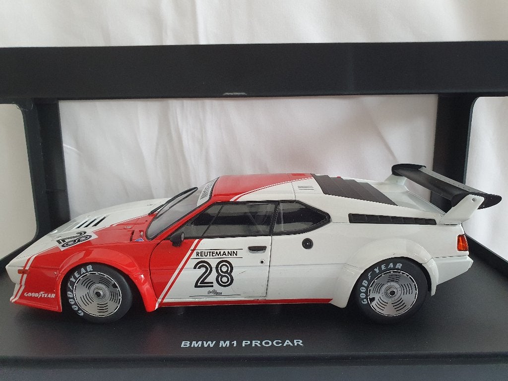 BMW M1 ProCar Series 1980 Carlos Reutemann Werk83 1:18, Ophalen of Verzenden, Nieuw, Auto, Overige merken