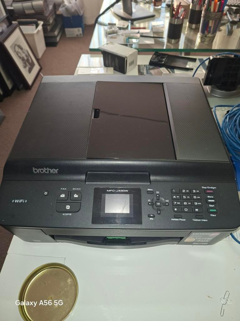 Brother All-in-one Printer: Fax, Scan, Kopieer, Print, Computers en Software, Printers, Gebruikt, Inkjetprinter, All-in-one, Draadloos