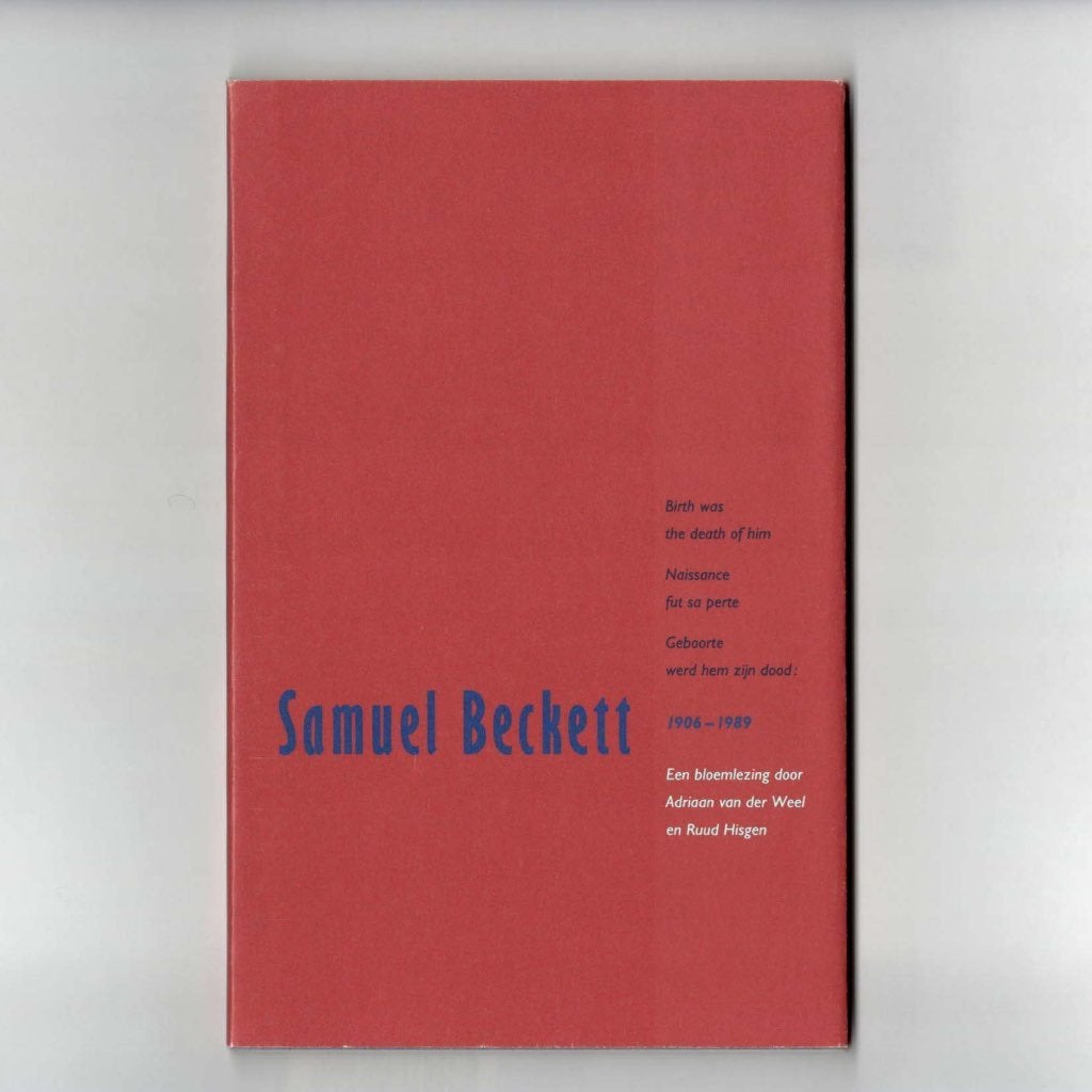 Hisgen & van der Weel : Bloemlezing Samuel Beckett 1906-1989, Hisgen & van der Weel, Nieuw, Ophalen of Verzenden, Nederland