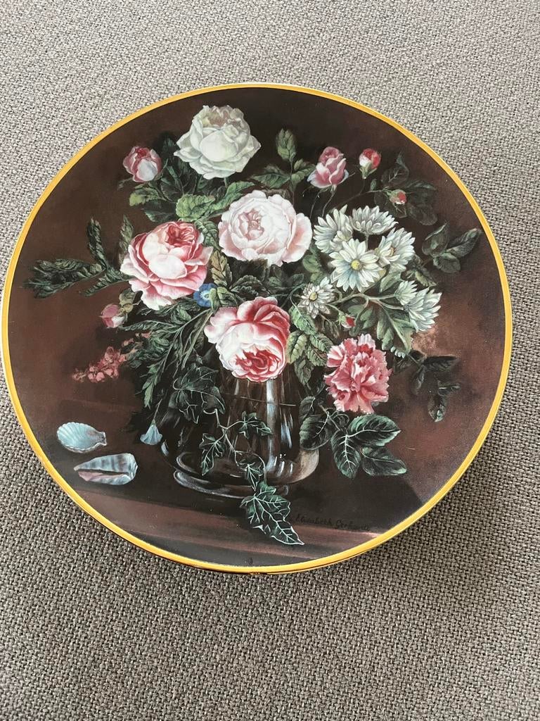 Koninklijke Mosa sierbord "Rozen en Schelpen" (1996), Ophalen