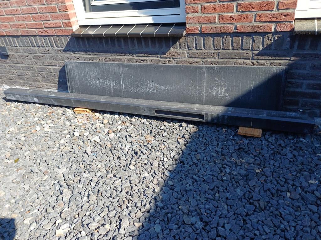 Schuttingpaal en tussenplaat, Tuin en Terras, Ophalen, Nieuw, IJzer