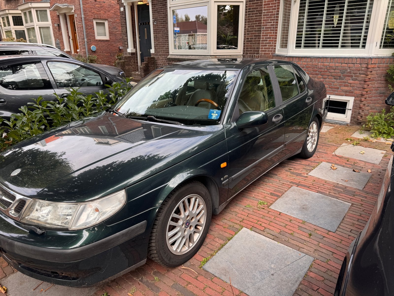 Saab 9-5 3.0 T V6 AUT 1999 Groen, beige leer, Auto's, 1800 kg, Particulier, Sedan, 2962 cc