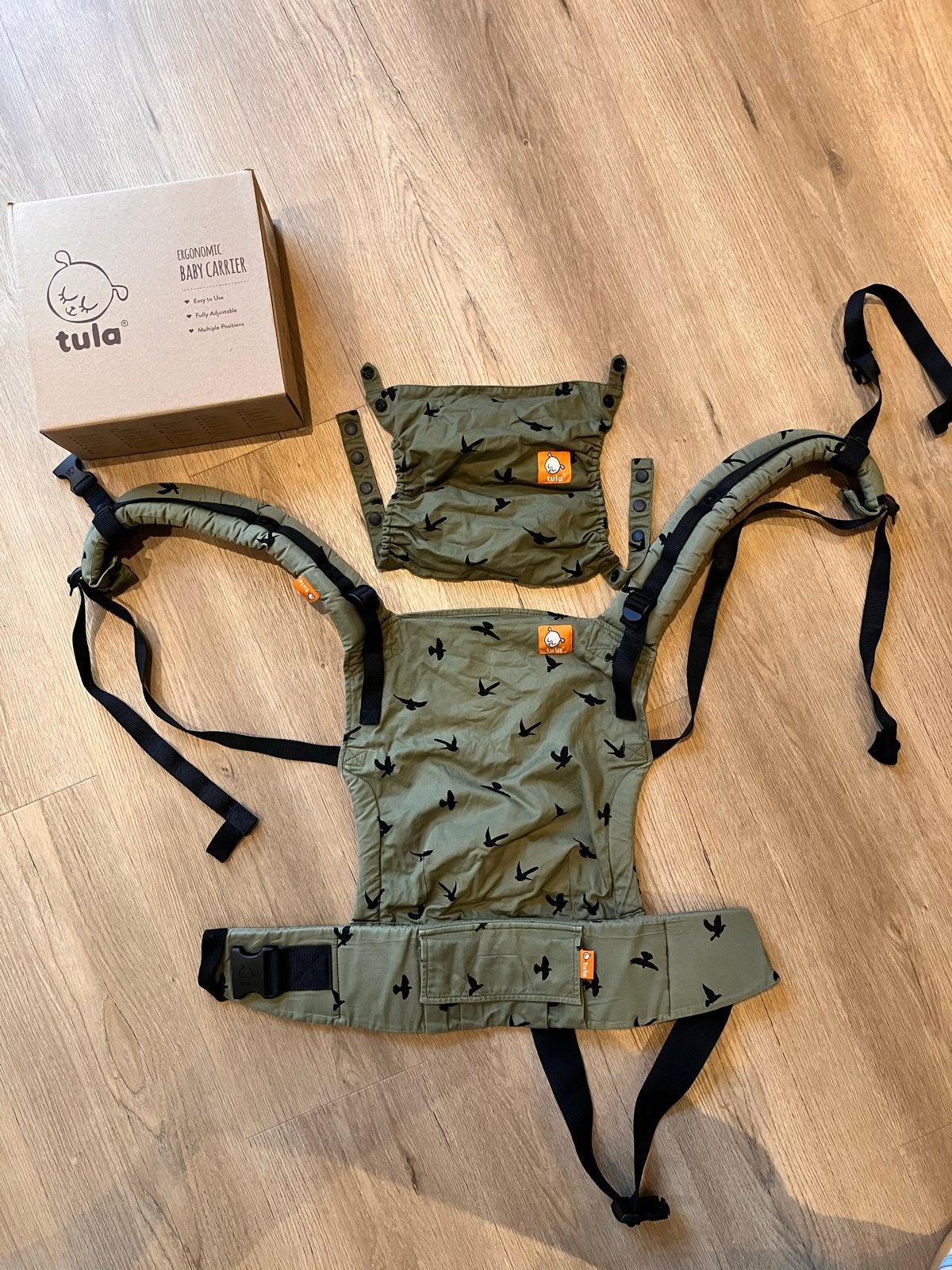 Tula Ergonomische Baby Draagzak, Overige merken, Buik of Rug, Ophalen of Verzenden, Zo goed als nieuw
