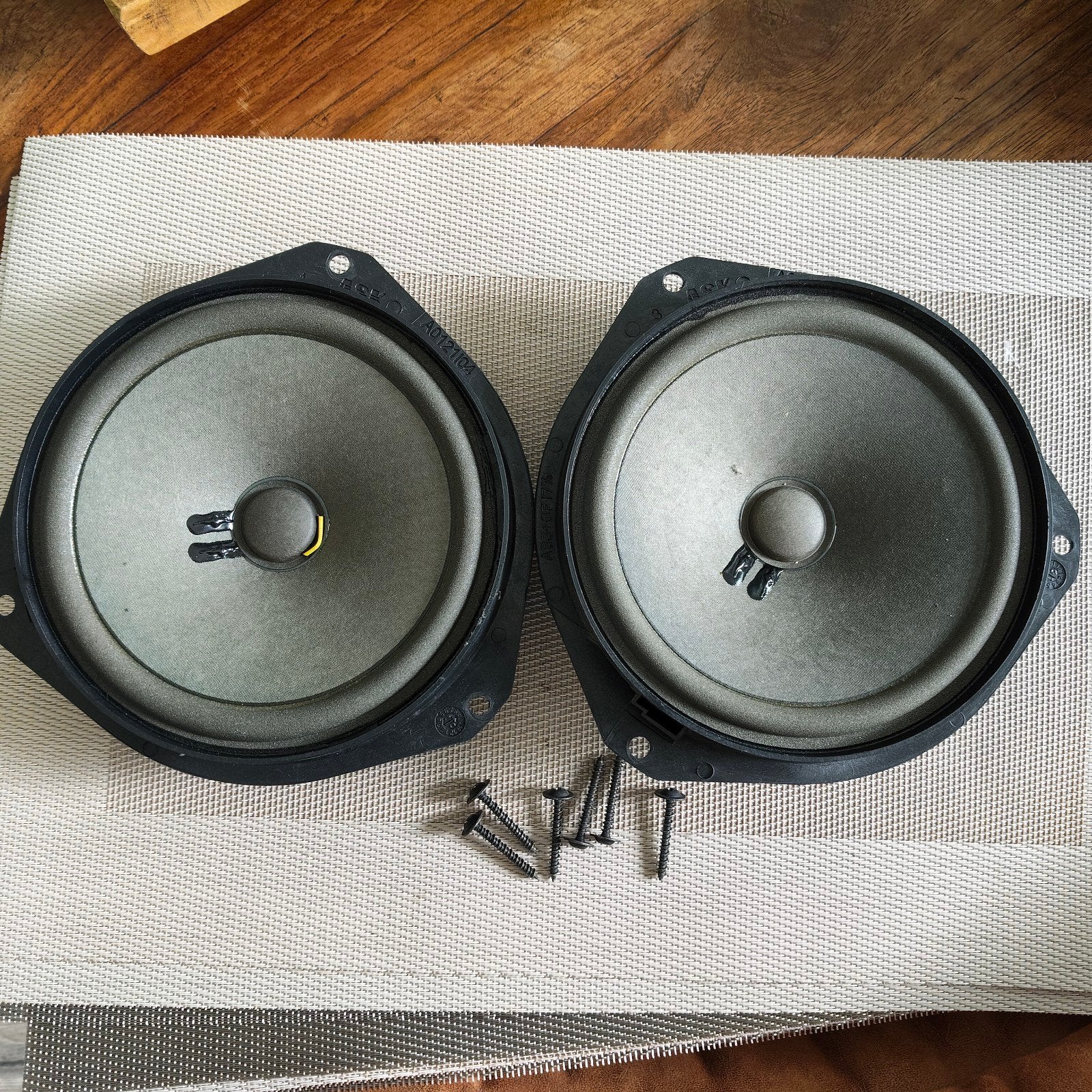 Boxen uit fiat Ducato 2015.  Set van 2, Auto diversen, Autoradio's, Gebruikt, Ophalen of Verzenden