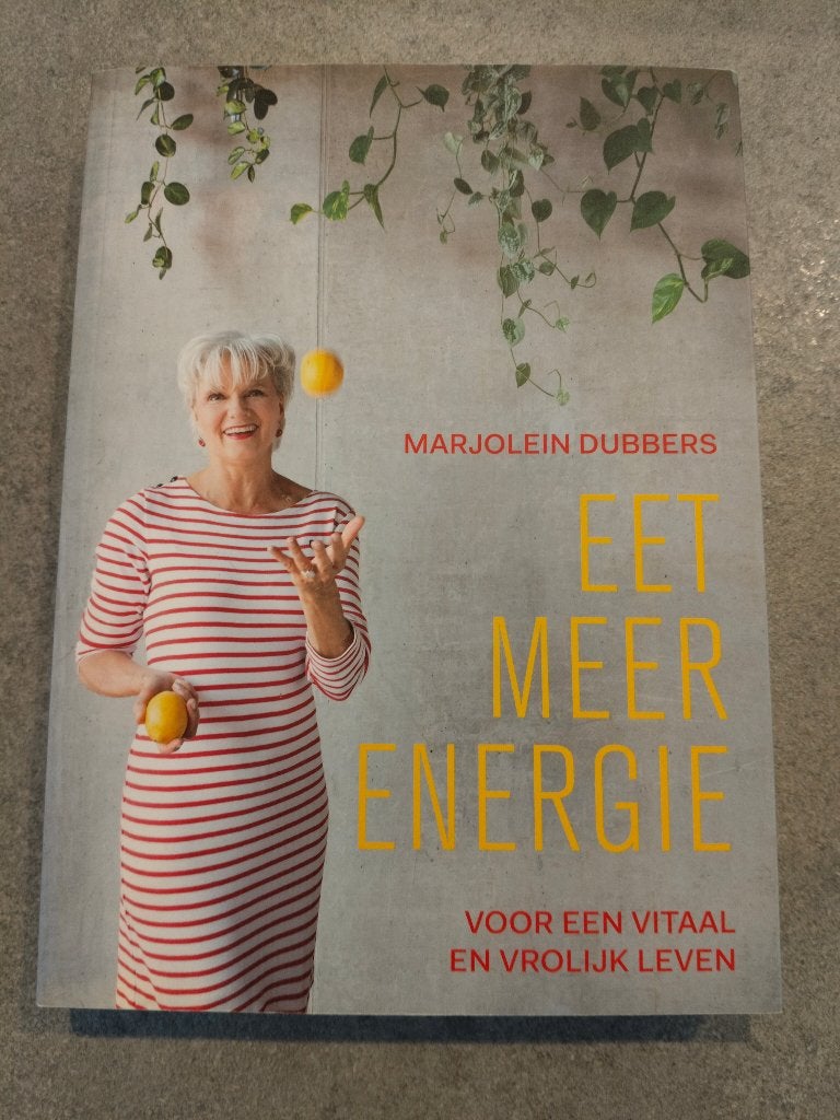 Eet meer energie – Marjolein Dubbers, Boeken, Ophalen of Verzenden, Zo goed als nieuw