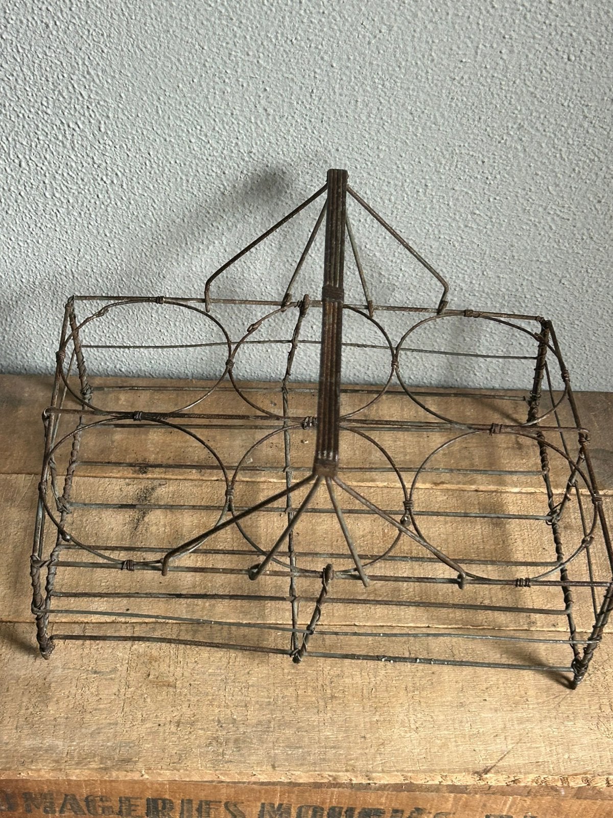 Frans fil de fer glazenrekje, Antiek en Kunst, Ophalen of Verzenden