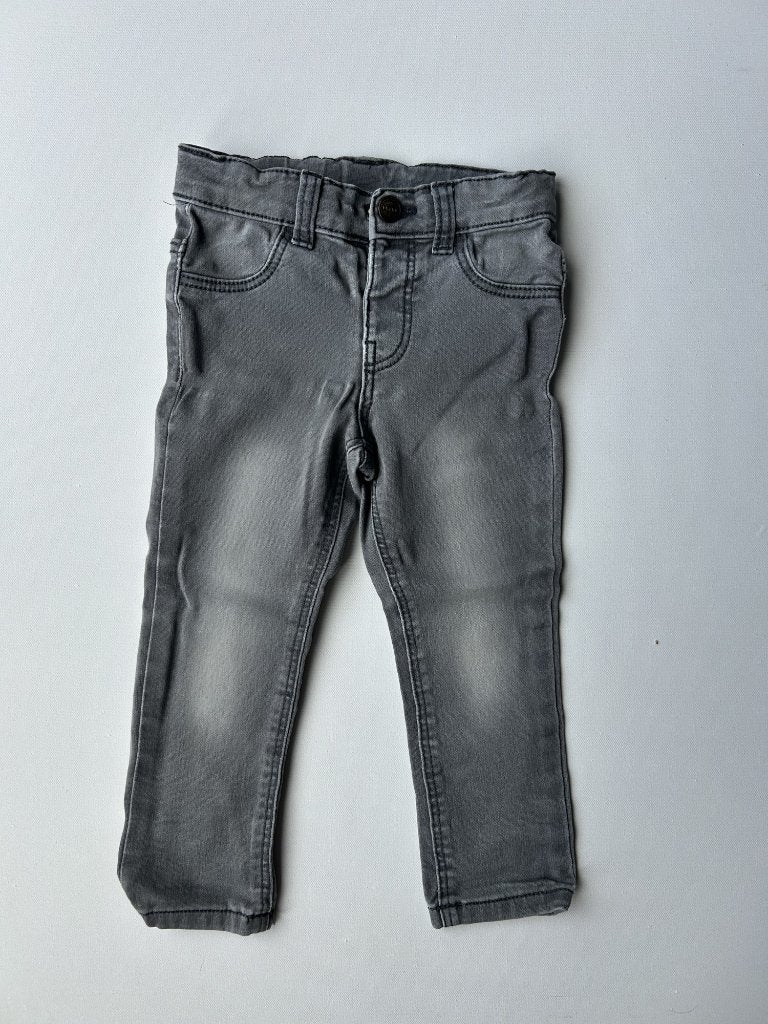 Hema grijze jeans voor baby's, Kinderen en Baby's, Ophalen of Verzenden, Gebruikt, Hema, Jongetje of Meisje