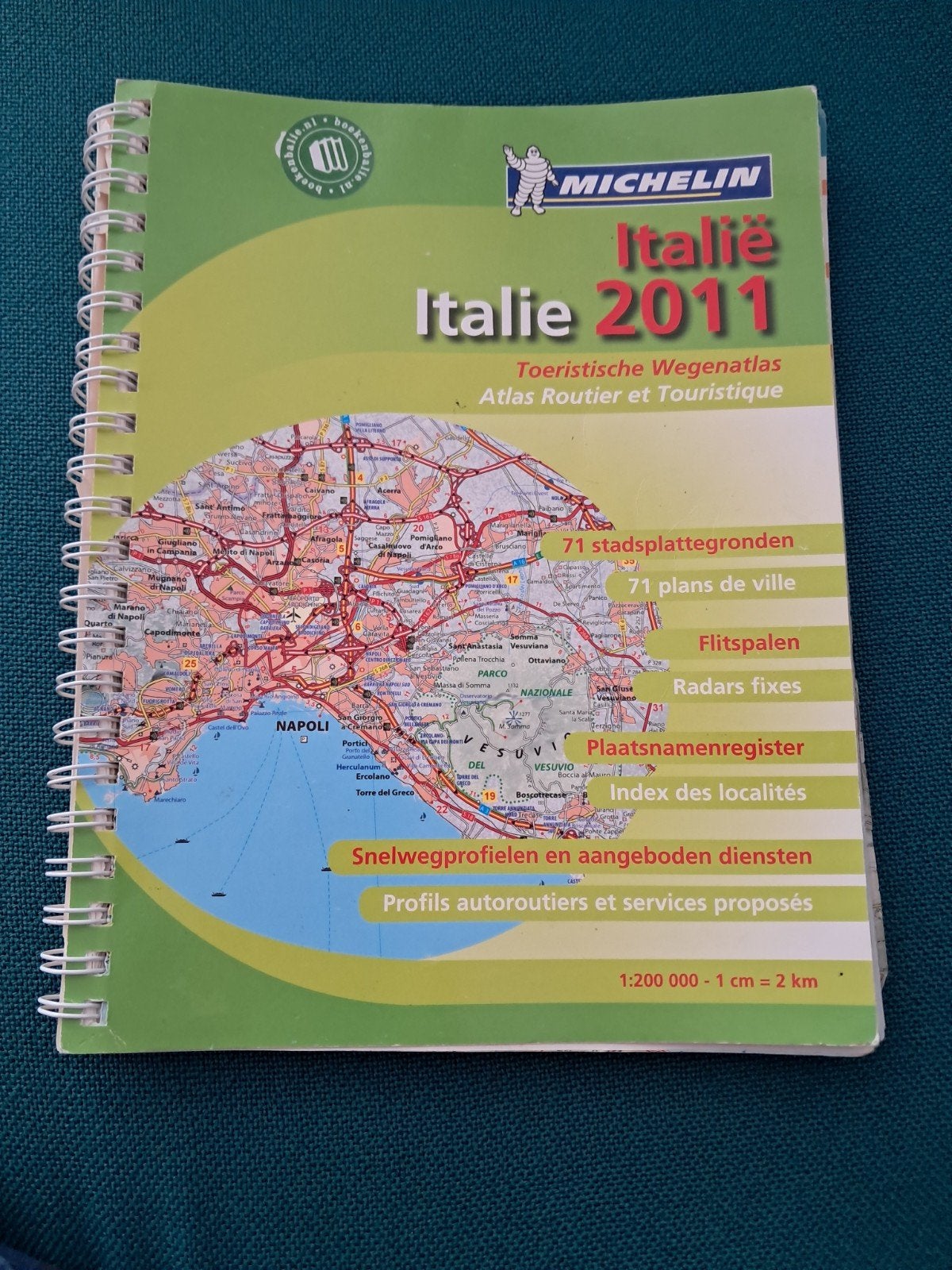 Michelin Italië 2011 Toeristische Wegenatlas, Boeken, Ophalen of Verzenden