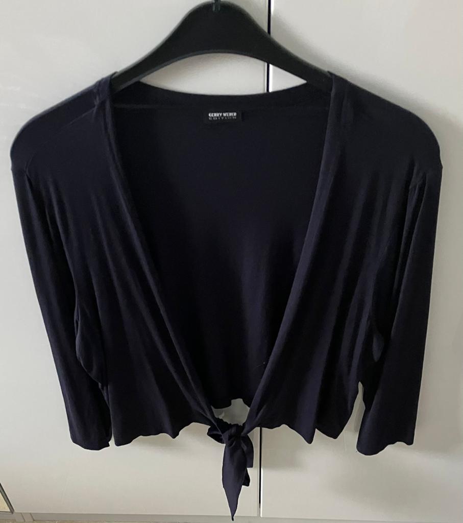 Gerry Weber gilet donkerblauw maat 46, Ophalen of Verzenden, Zo goed als nieuw