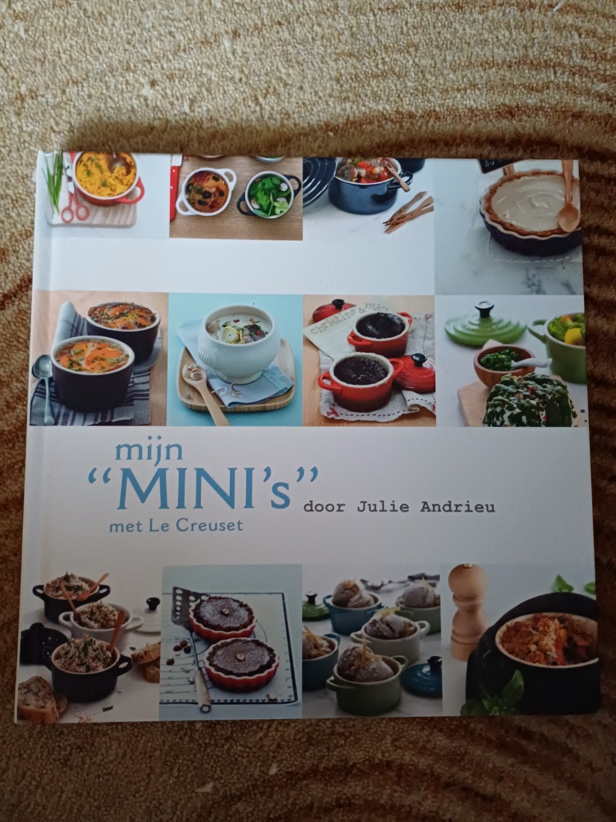 Mijn "MINI's" door Julie Andrieu met Le Creuset kookboek, Julie Andrieu, Ophalen of Verzenden, Zo goed als nieuw, Hoofdgerechten