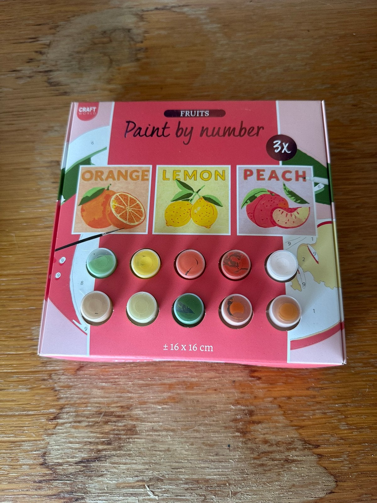 Paint by number fruit, Ophalen of Verzenden, Nieuw, Schilderen op nummer
