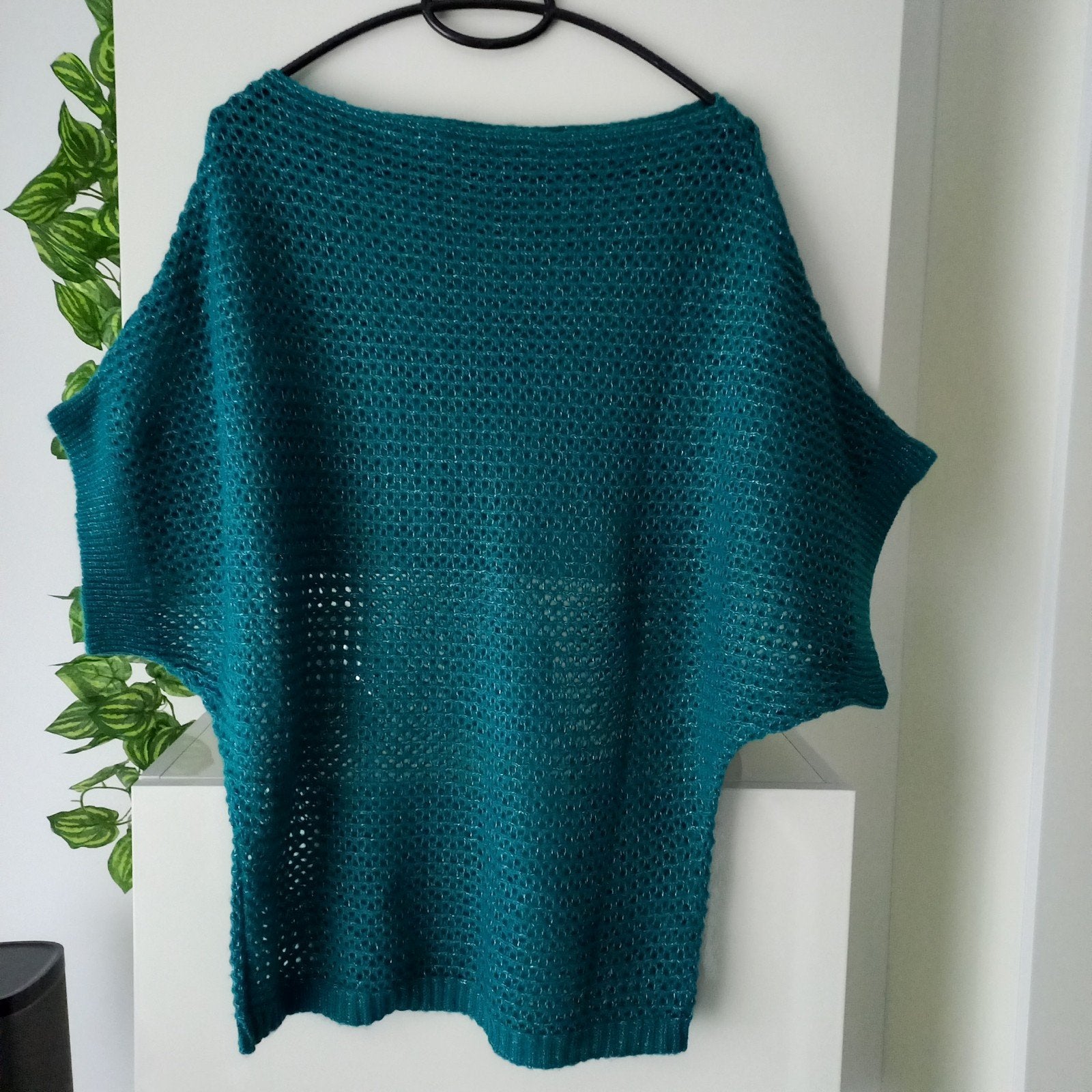zgan leuke spencer met zilverdraad maat S/M koopje nu, Kleding | Dames, Ophalen of Verzenden, Zo goed als nieuw, Maat 36 (S), Zonder mouw