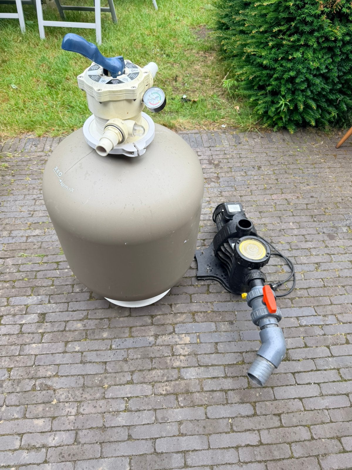Zwembadfilter en pomp set - Aqua Plus 11-M, Ophalen, Gebruikt, Zwembadpomp
