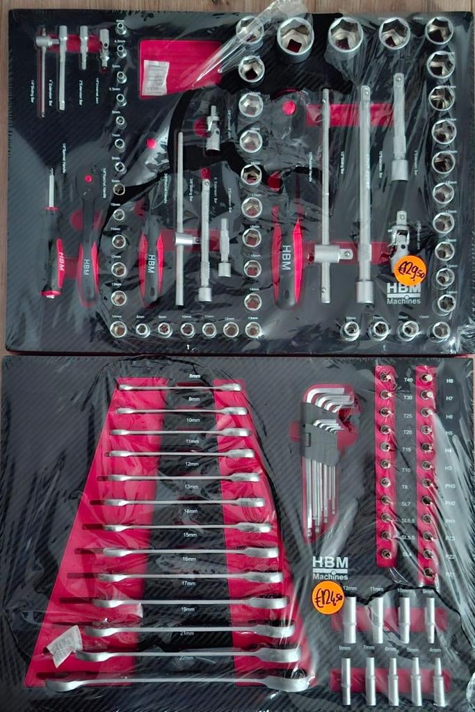 HBM Machines Gereedschap Sets - Nieuw in Verpakking, Ophalen, Nieuw