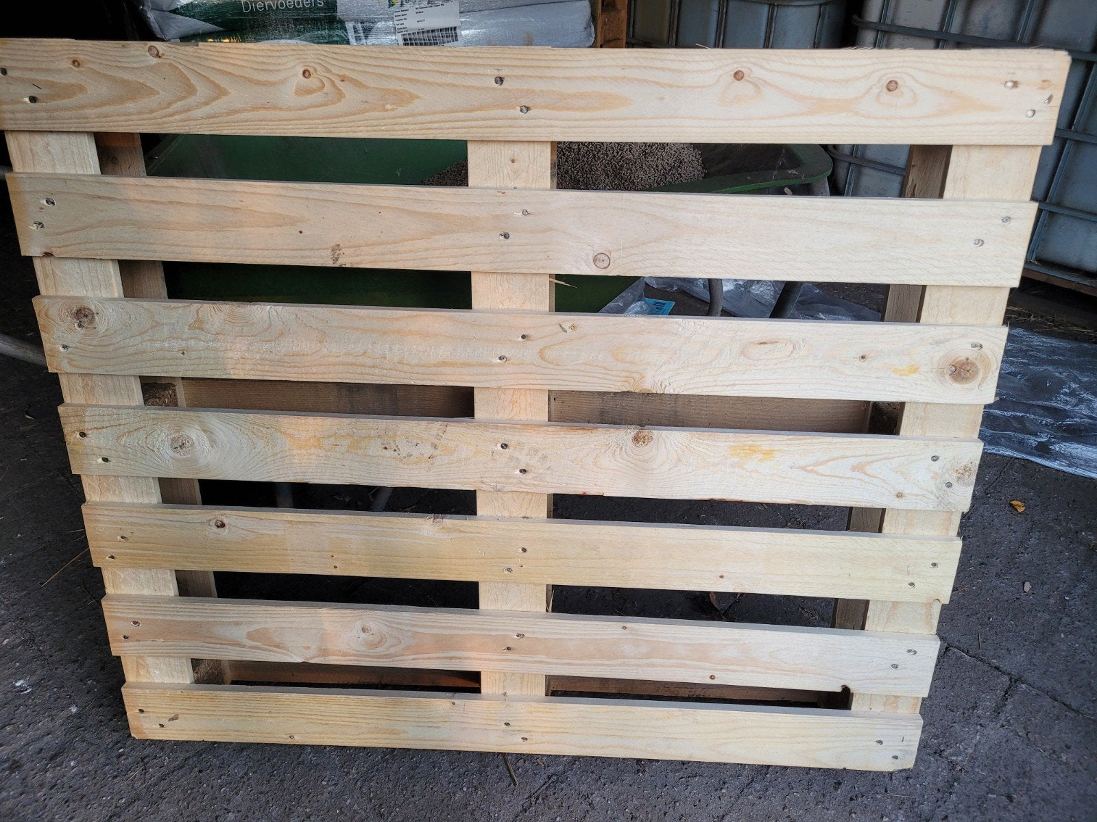 mooie nette pallets te koop 1,00x1,20m, Ophalen, Zo goed als nieuw, 50 mm of meer, Pallet