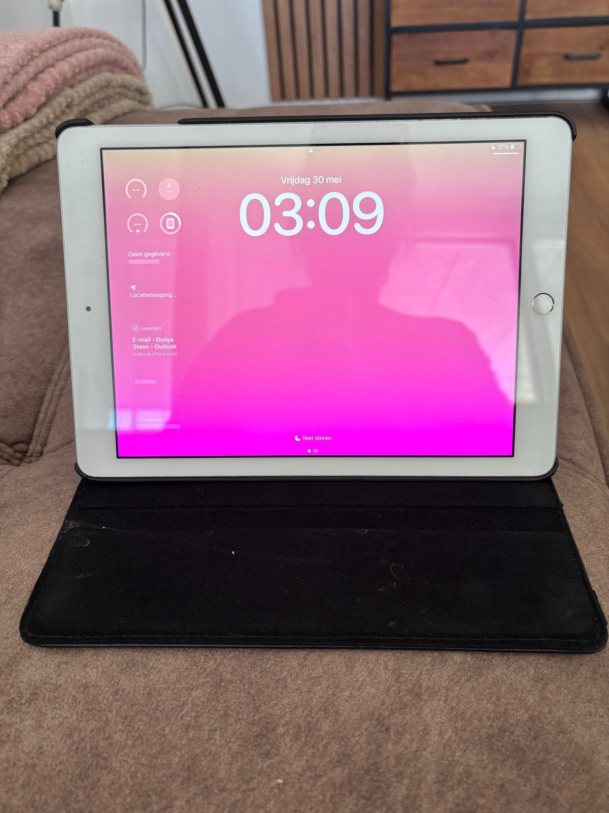Apple iPad 6e generatie wit/zilver met hoesje en kabel, Ophalen, 32 GB, Apple iPad, Wit