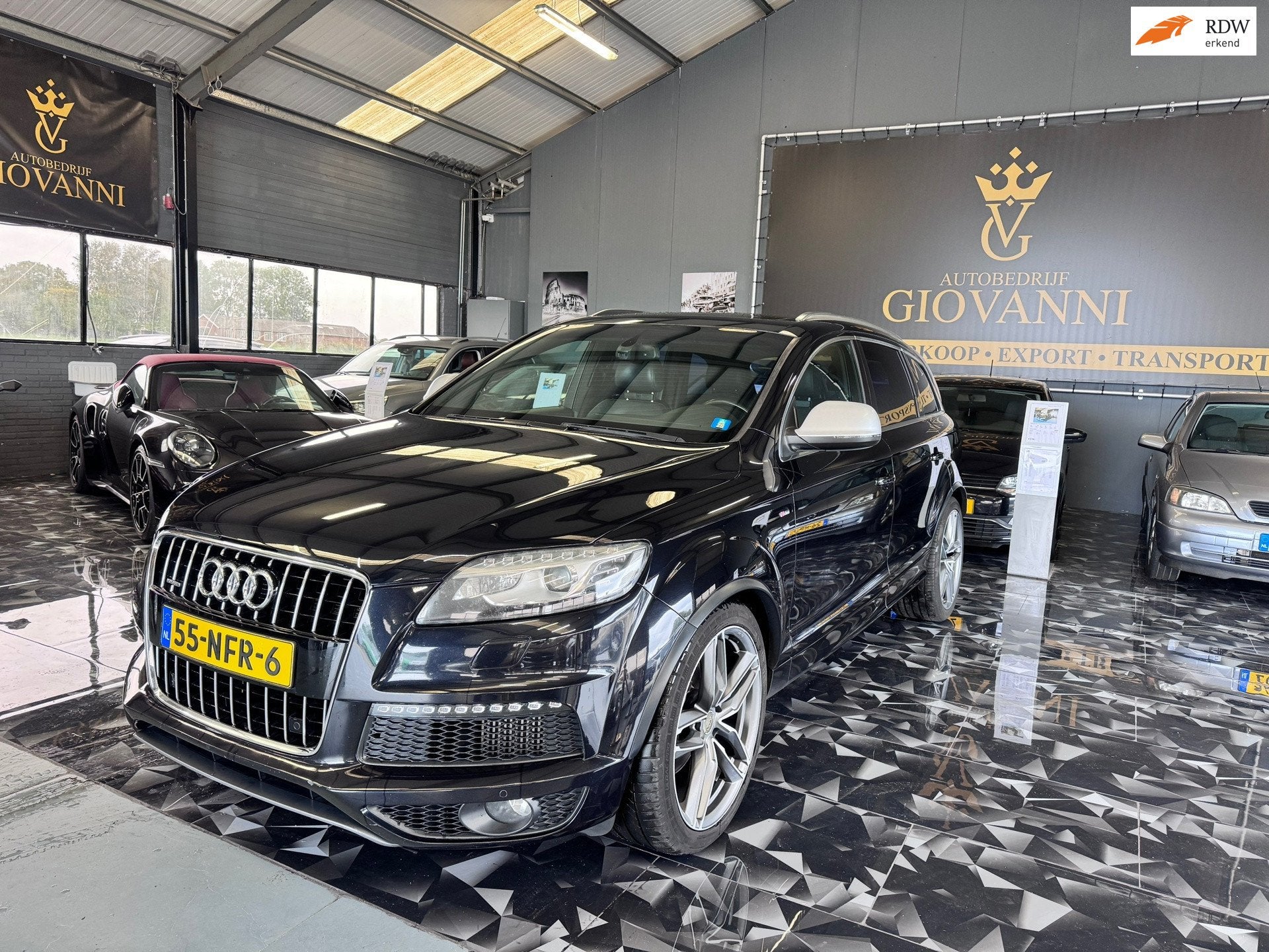 Audi Q7 3.0 TDI quattro Clean Diesel Pro Line + inruil mogel, Auto's, Automaat, Gebruikt, Euro 6, Zwart
