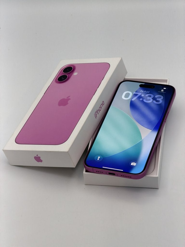 Prachtige iPhone 16 Plus Roze 128GB, 95% batterijconditie!, Telecommunicatie, Mobiele telefoons | Apple iPhone, Apple, ., IPhone 16 Plus