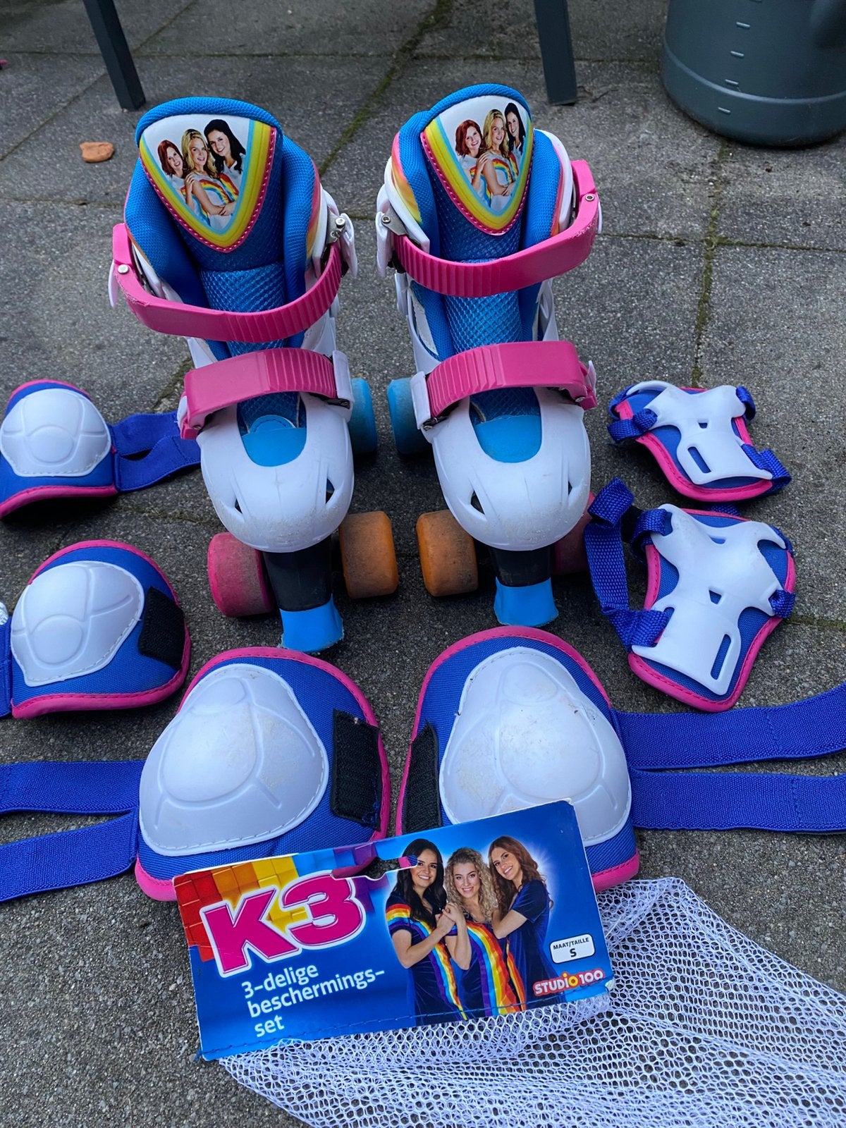 Rolschaatsen K3, Kinderen, Ophalen of Verzenden, Verstelbaar, Gebruikt