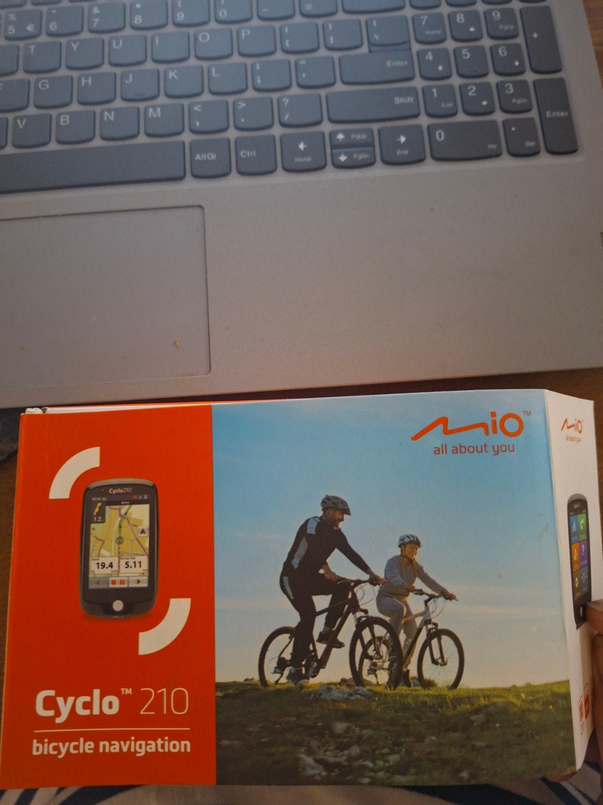 Mio Cyclo 210 Fietscomputer met GPS Navigatie, Fietsen en Brommers, Fietsaccessoires | Fietscomputers, Ophalen of Verzenden, GPS