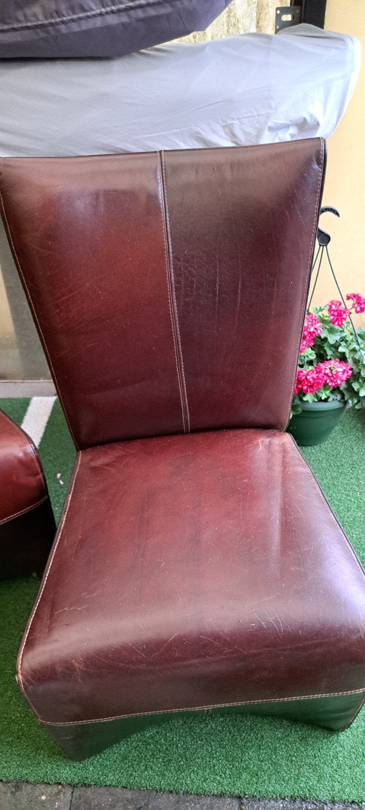 Eet kamer stoelen, Ophalen, Gebruikt, Vierpersoons of meer, Leer