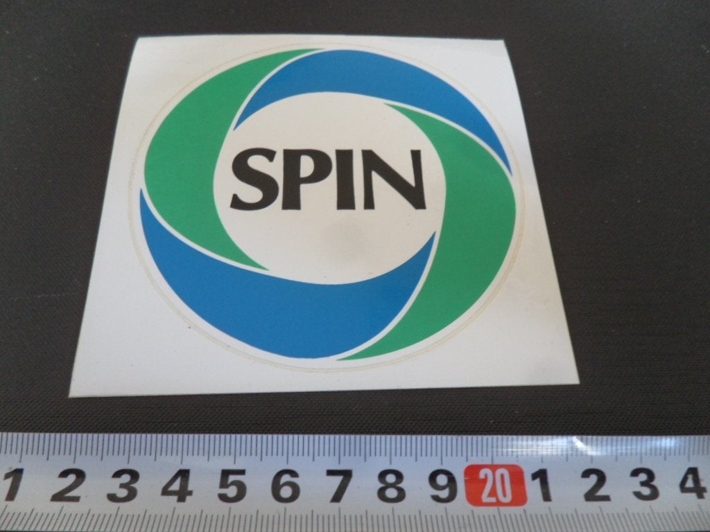 sticker SPIN logo *, Ophalen, Zo goed als nieuw