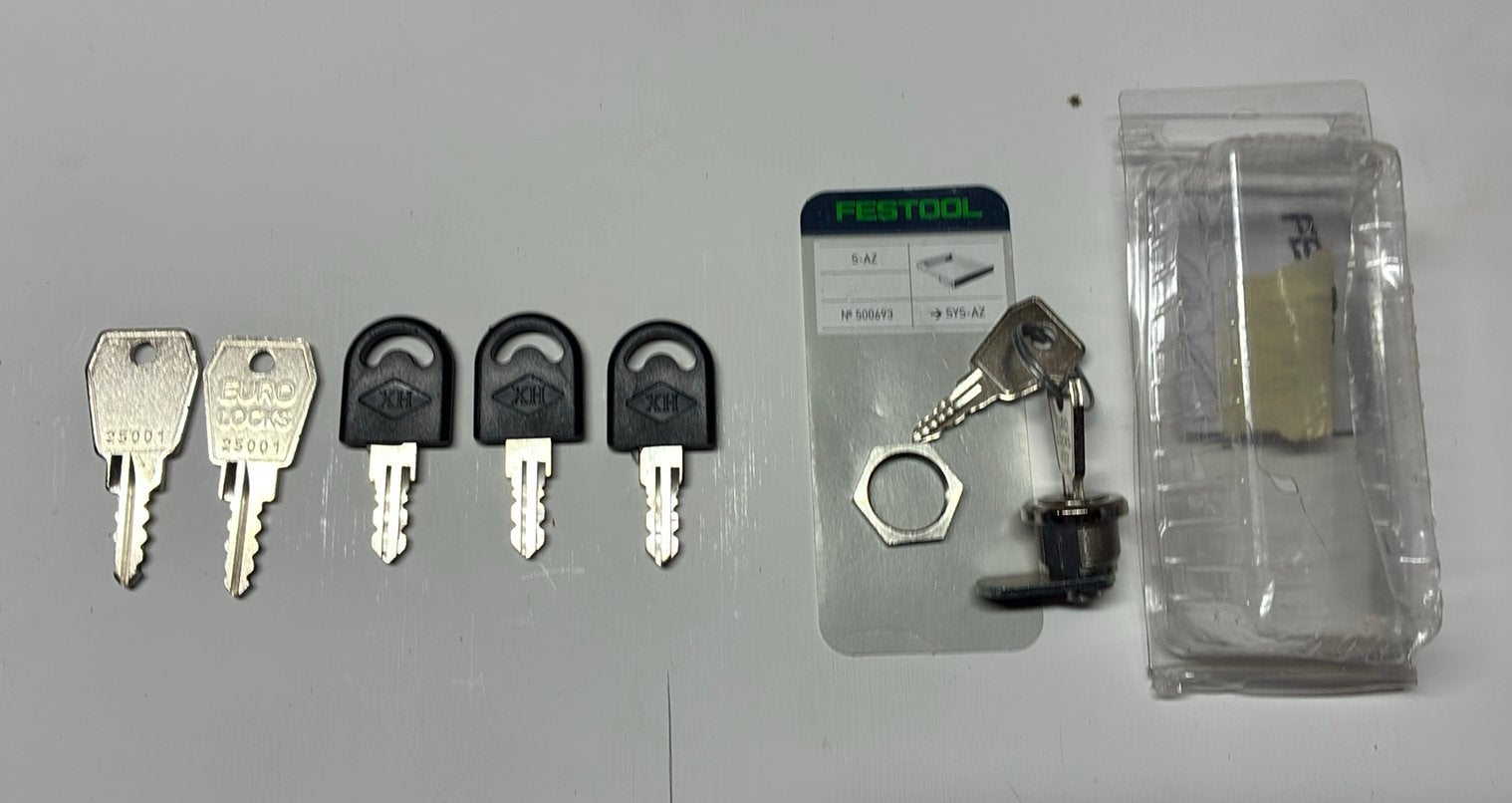 Festool lade slotje met wat anders sleutels, Ophalen of Verzenden, Nieuw