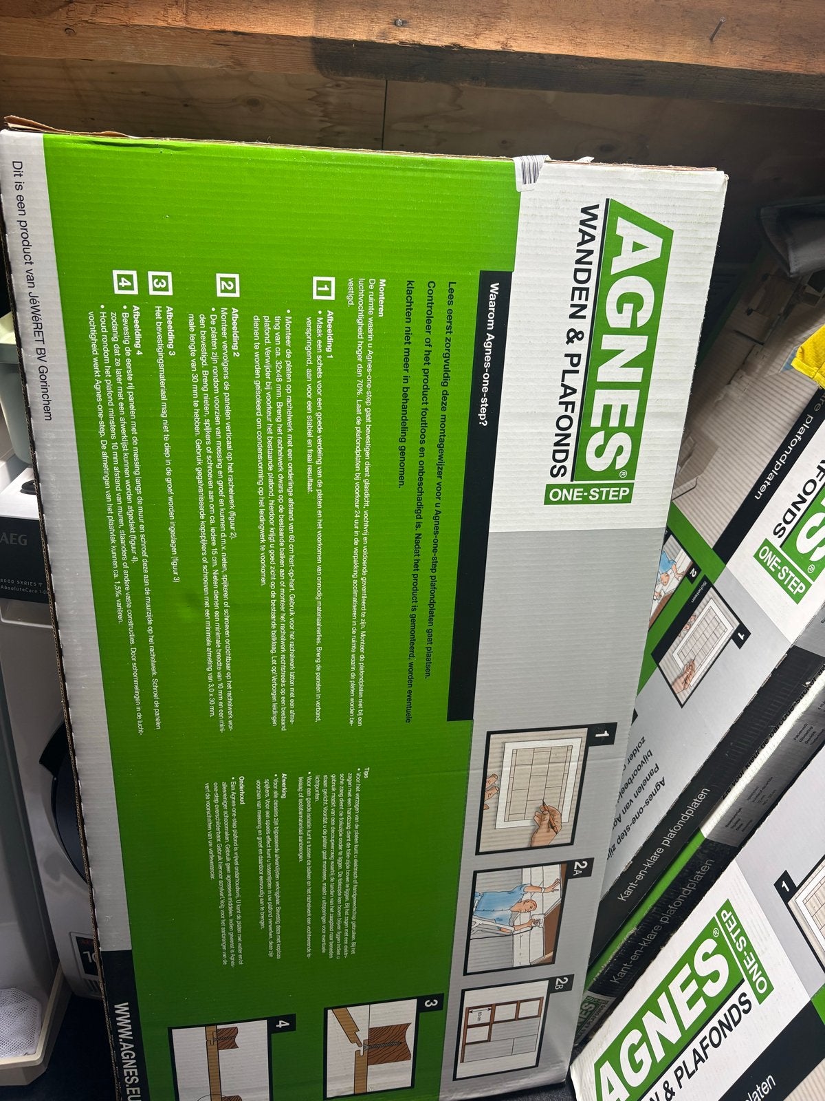 13 Pakketten Agnes One-Step Wand- en Plafondplaten Nieuw, Ophalen, Nieuw, Hout, Minder dan 20 mm