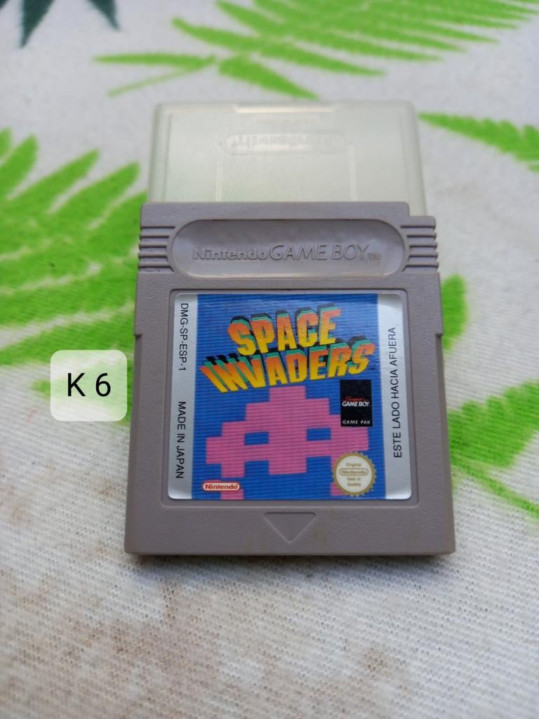 Gameboyspel K1 t/m K6.
Space Invaders., Avontuur en Actie, Gebruikt, 1 speler, Ophalen of Verzenden